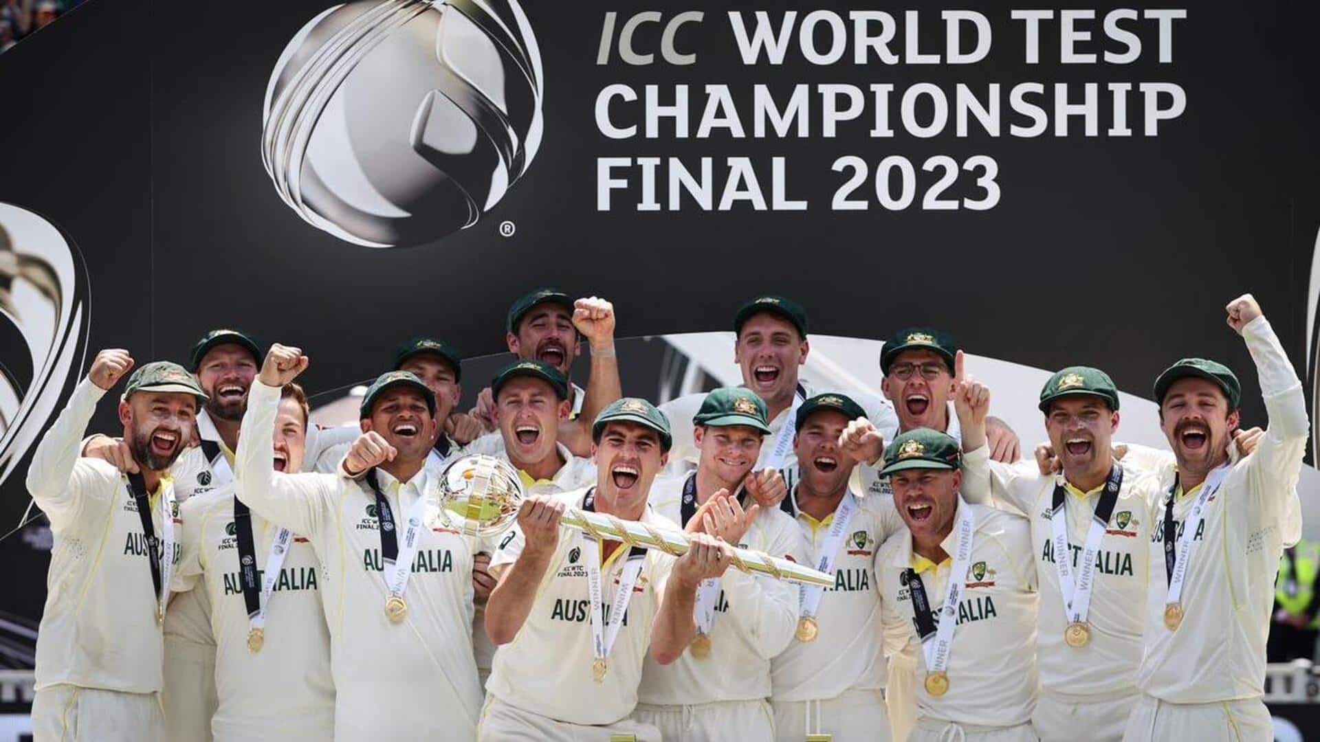 ICC announces record prize money for 2025 WTC final ICC announces record prize money for 2025 WTC final