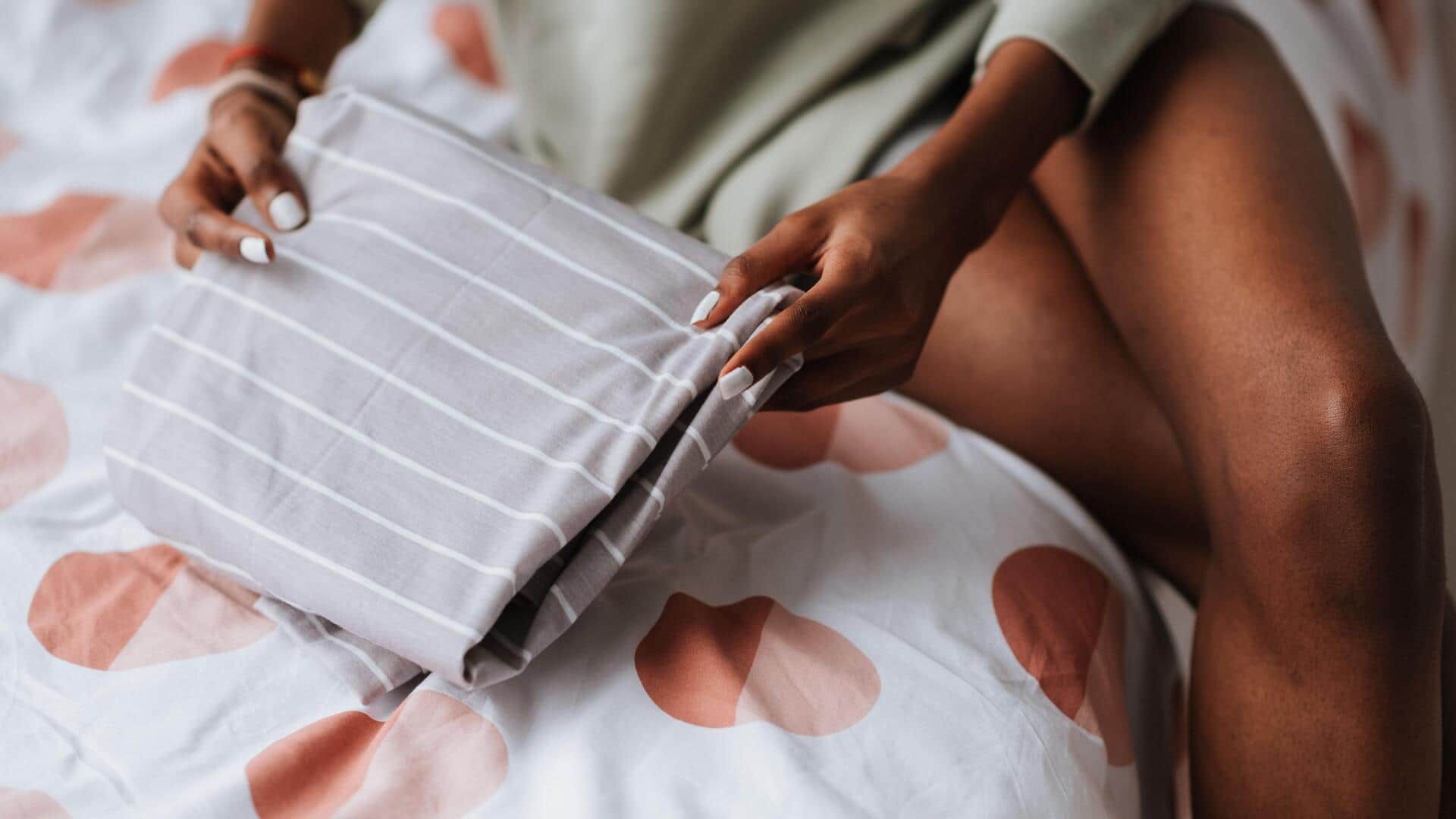 Fold fitted sheets neatly with these simple tips