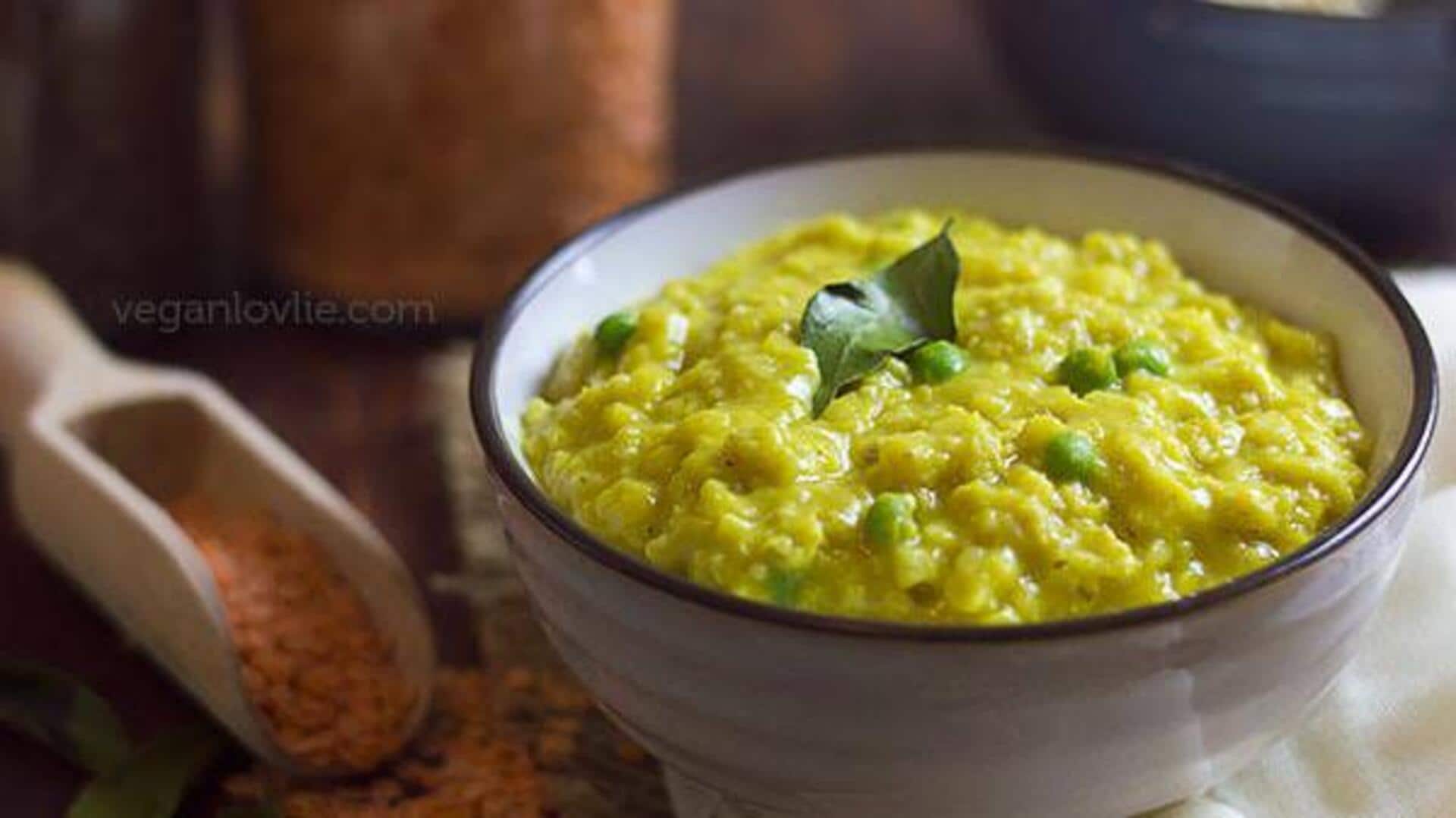Quick and wholesome: Lentil-oat porridge