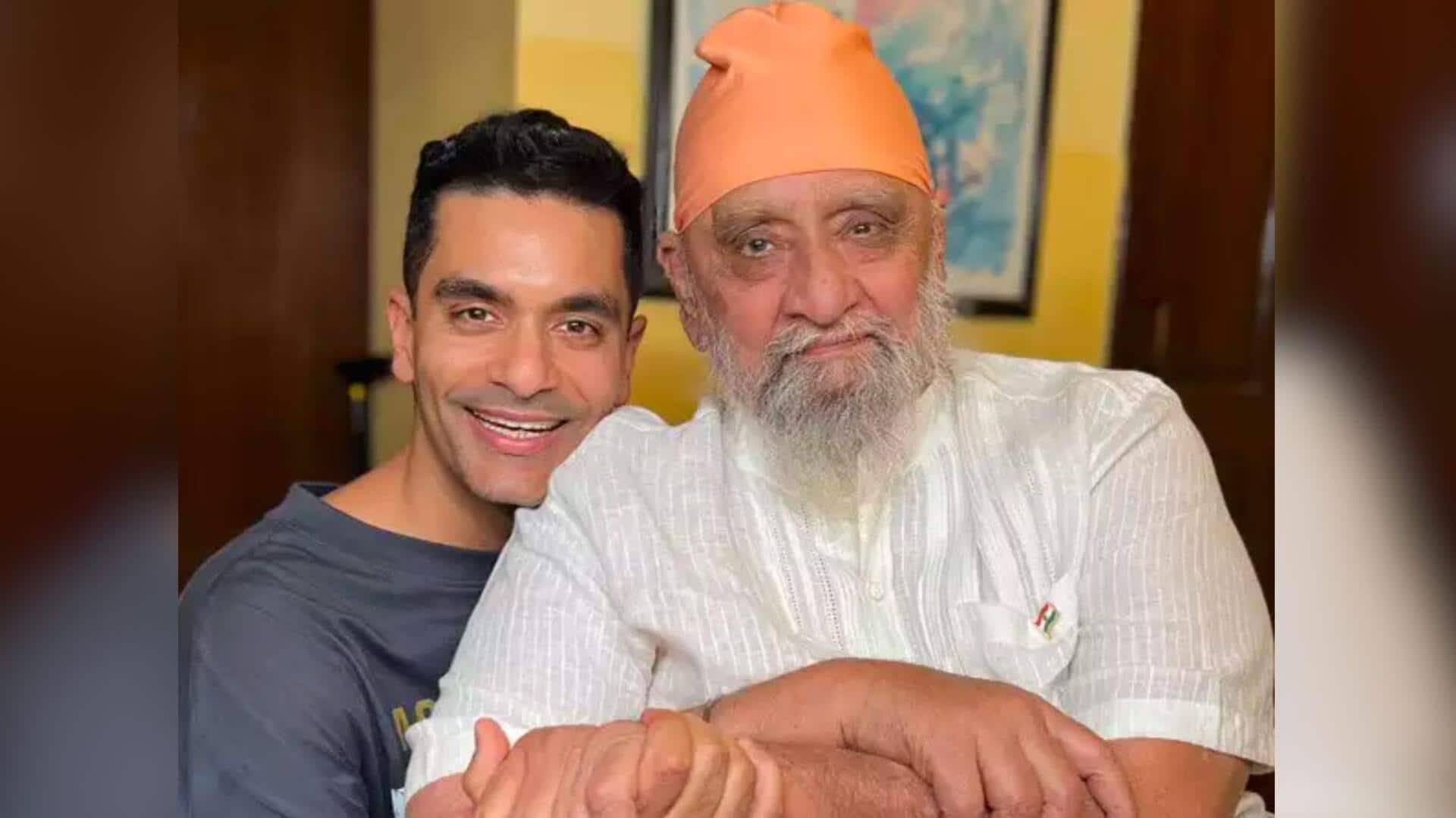 Angad Bedi pays tribute to father Bishan in heartfelt eulogy