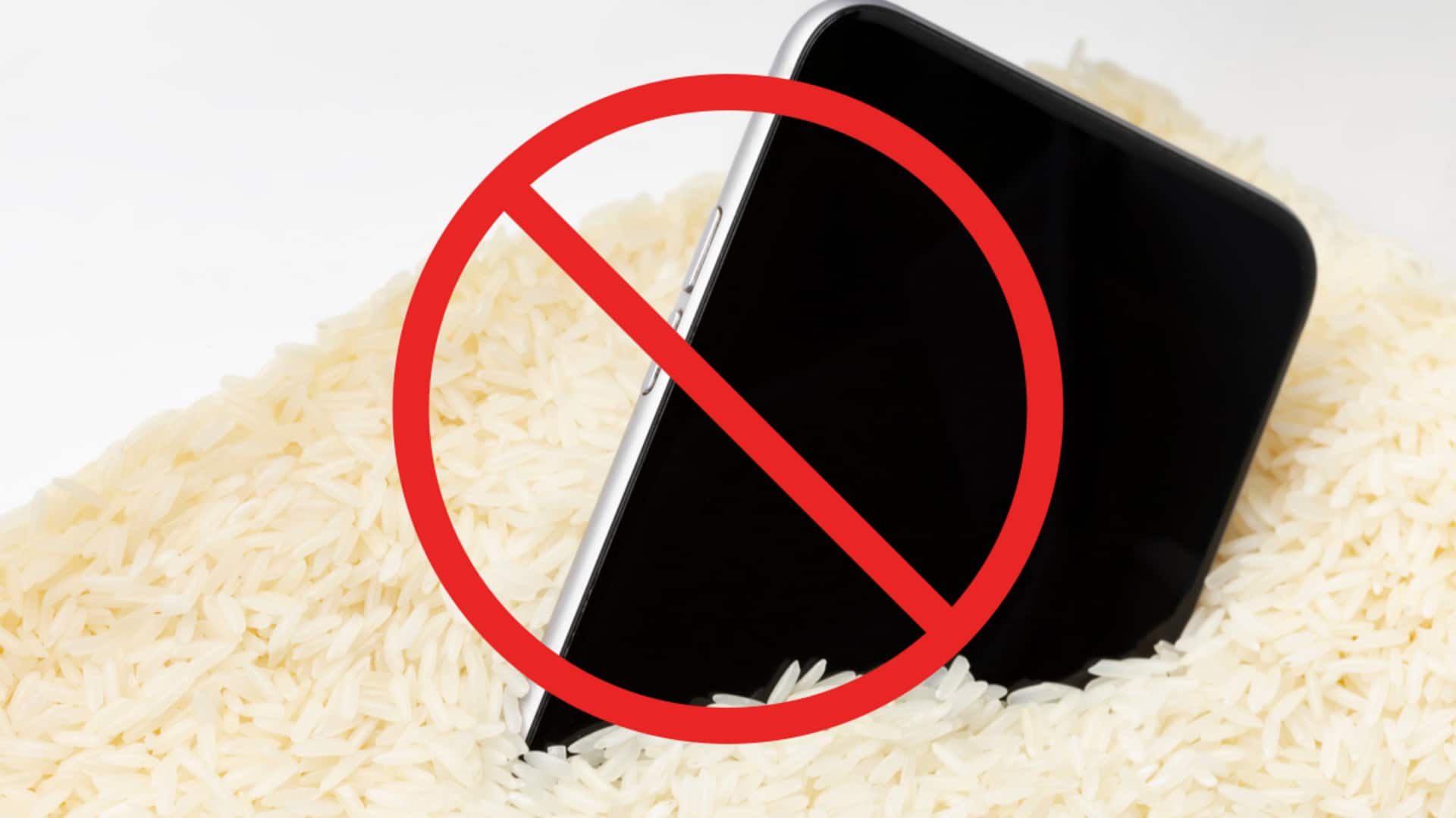 Rice won't fix your wet iPhone, says Apple