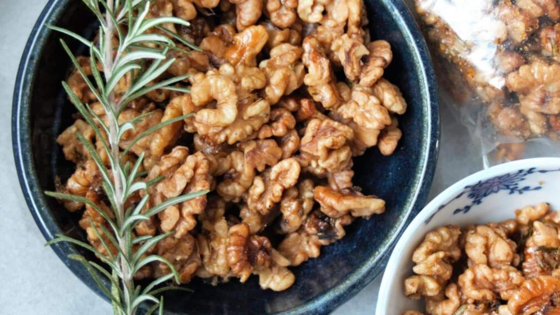 Enhancing memory with rosemary and walnuts