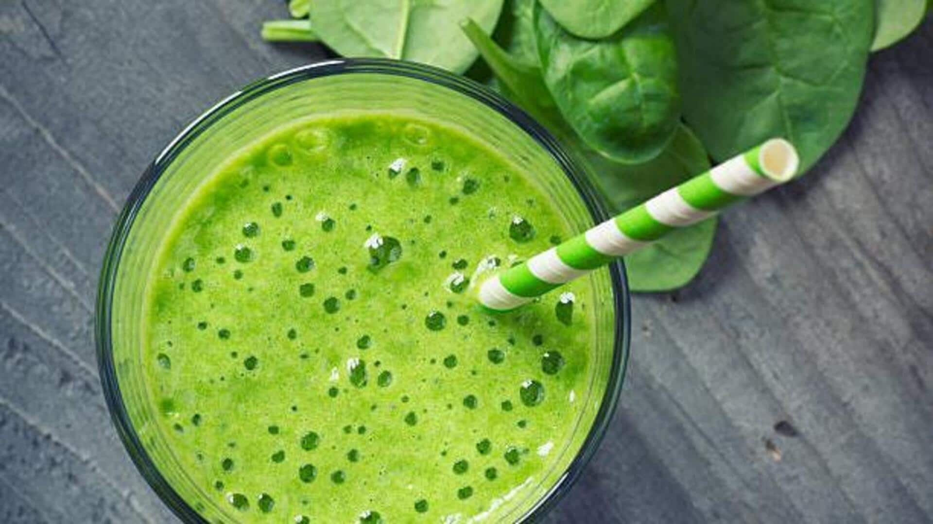 5-minute spinach smoothie for a healthy breakfast 5-minute spinach smoothie for a healthy breakfast