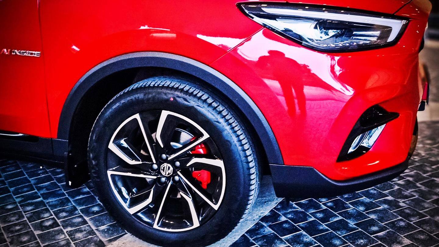 The car gets an unique hexagonal front grille The car gets an unique hexagonal front grille