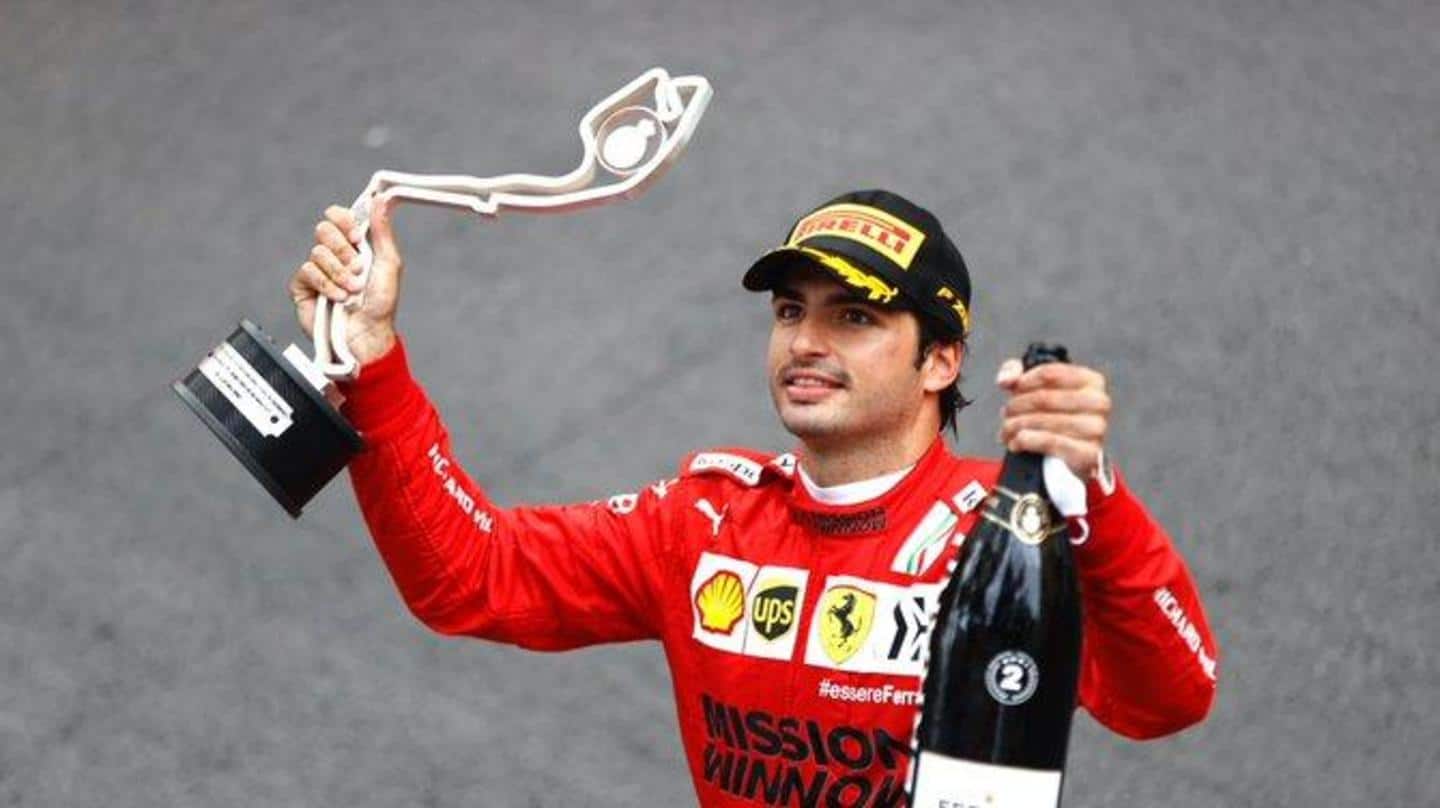 Formula 1: Carlos Sainz to remain with Ferrari till 2024