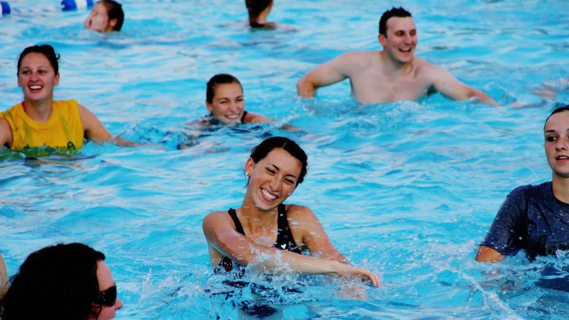 Water aerobics has set the fitness world afire: Here's why