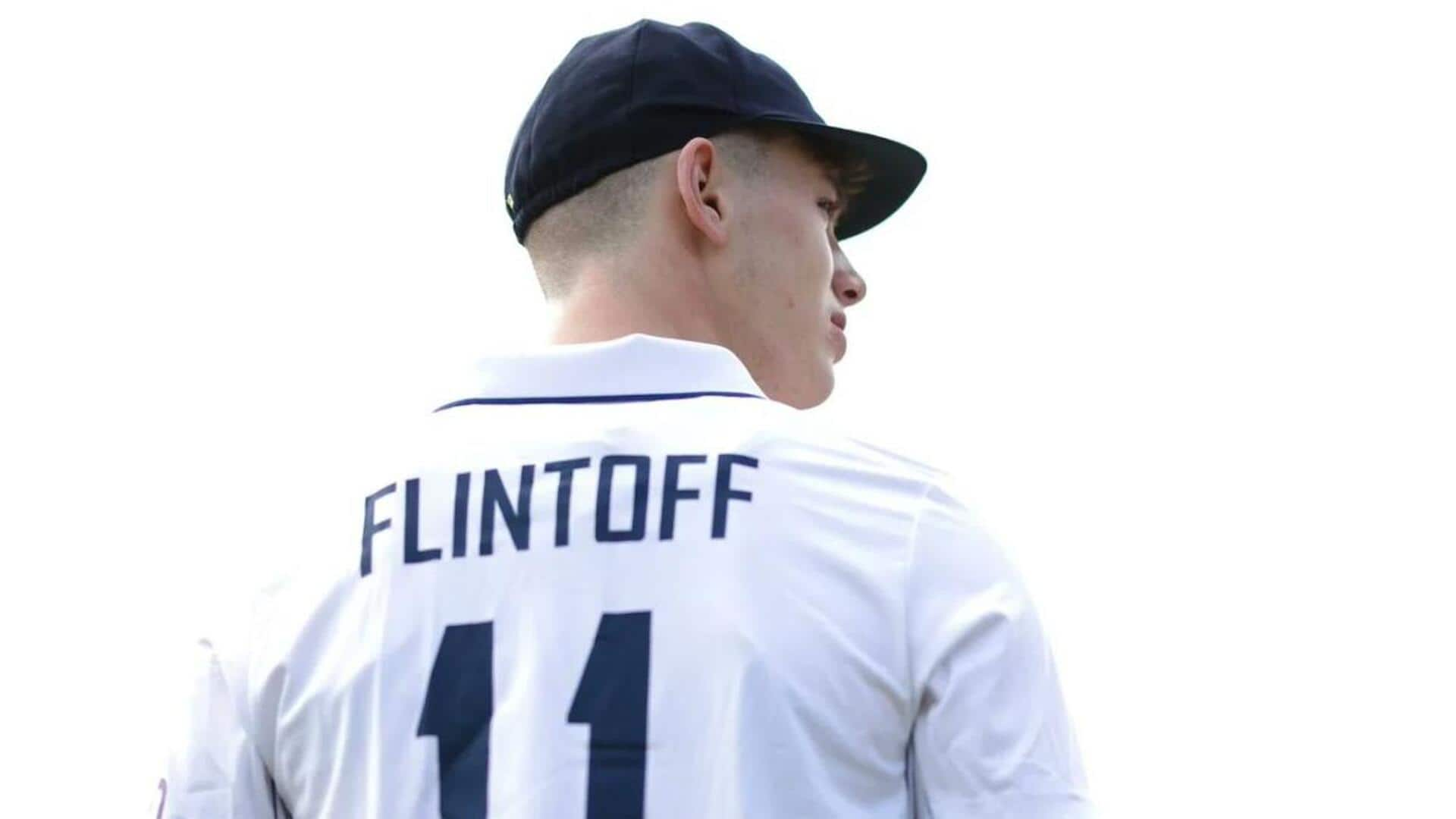 Rocky Flintoff scripts history, becomes youngest centurion for England U-19s