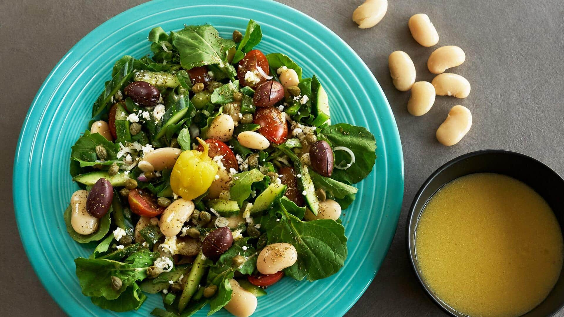 Check out this vegan Greek gigandes bean salad guide