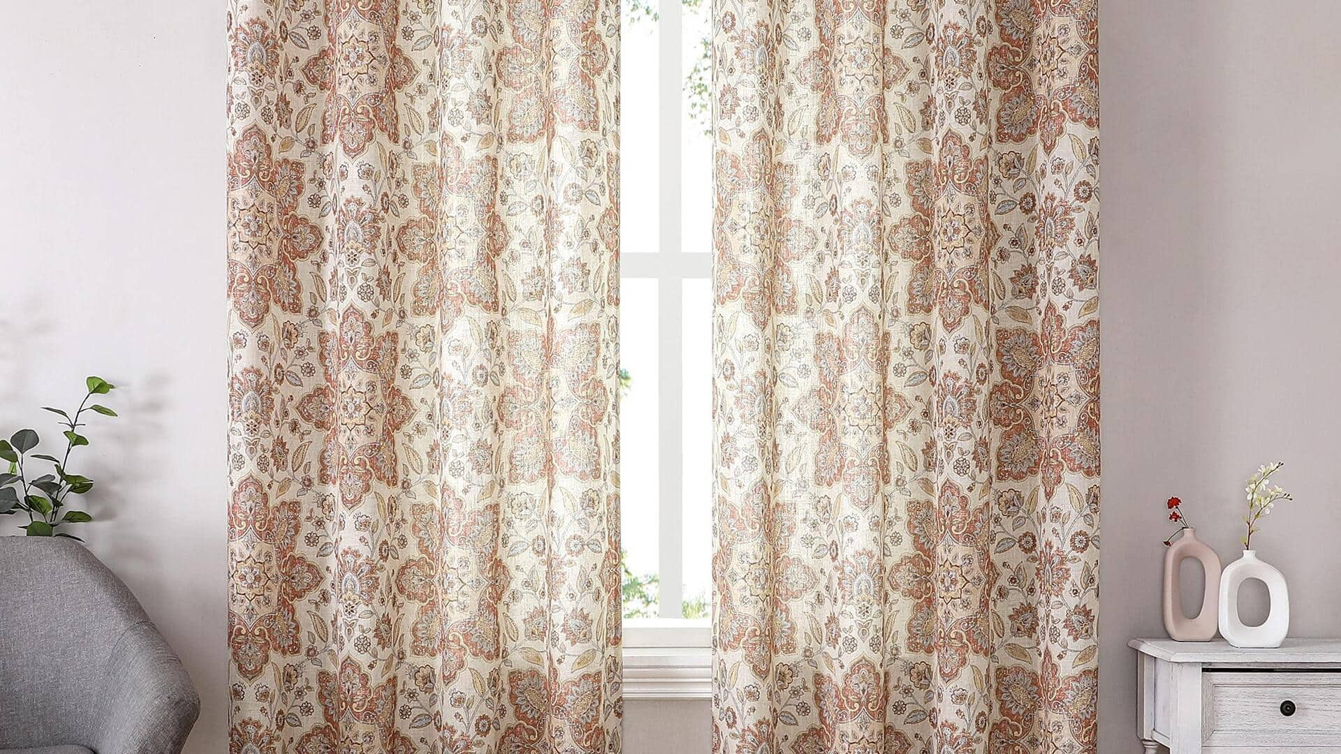 Give your curtains a timeless twist with vintage medallions Give your curtains a timeless twist with vintage medallions