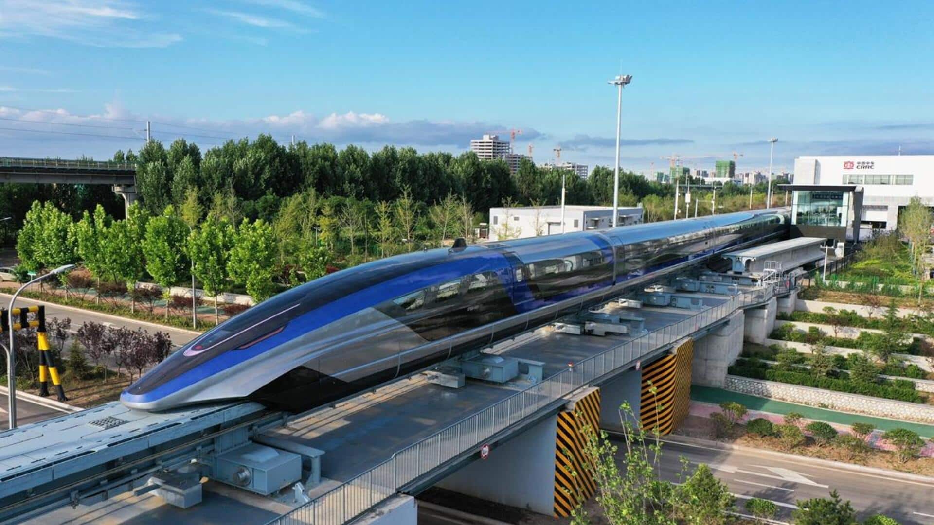 Forget planes, China's new maglev train just hit 600 km/h Forget planes, China's new maglev train just hit 600 km/h