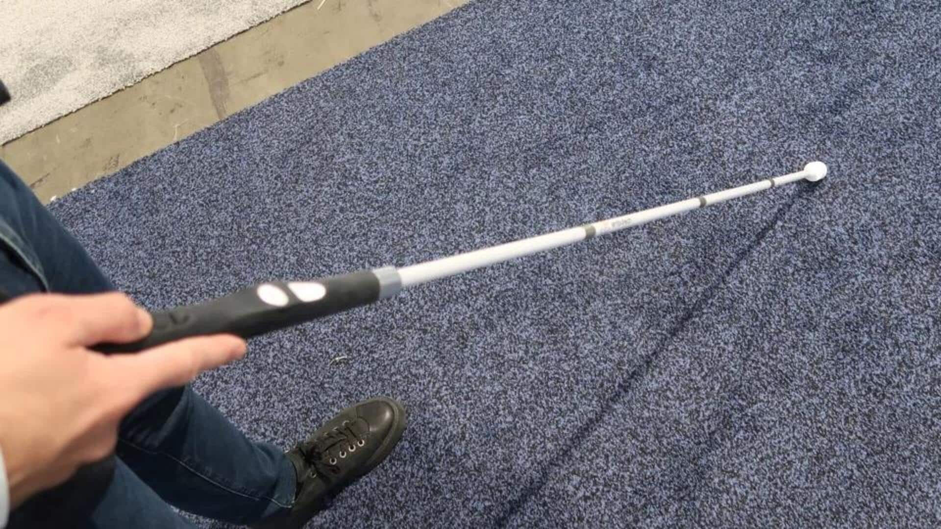 This ChatGPT-powered cane offers obstacle detection, voice assistance for visually-impaired