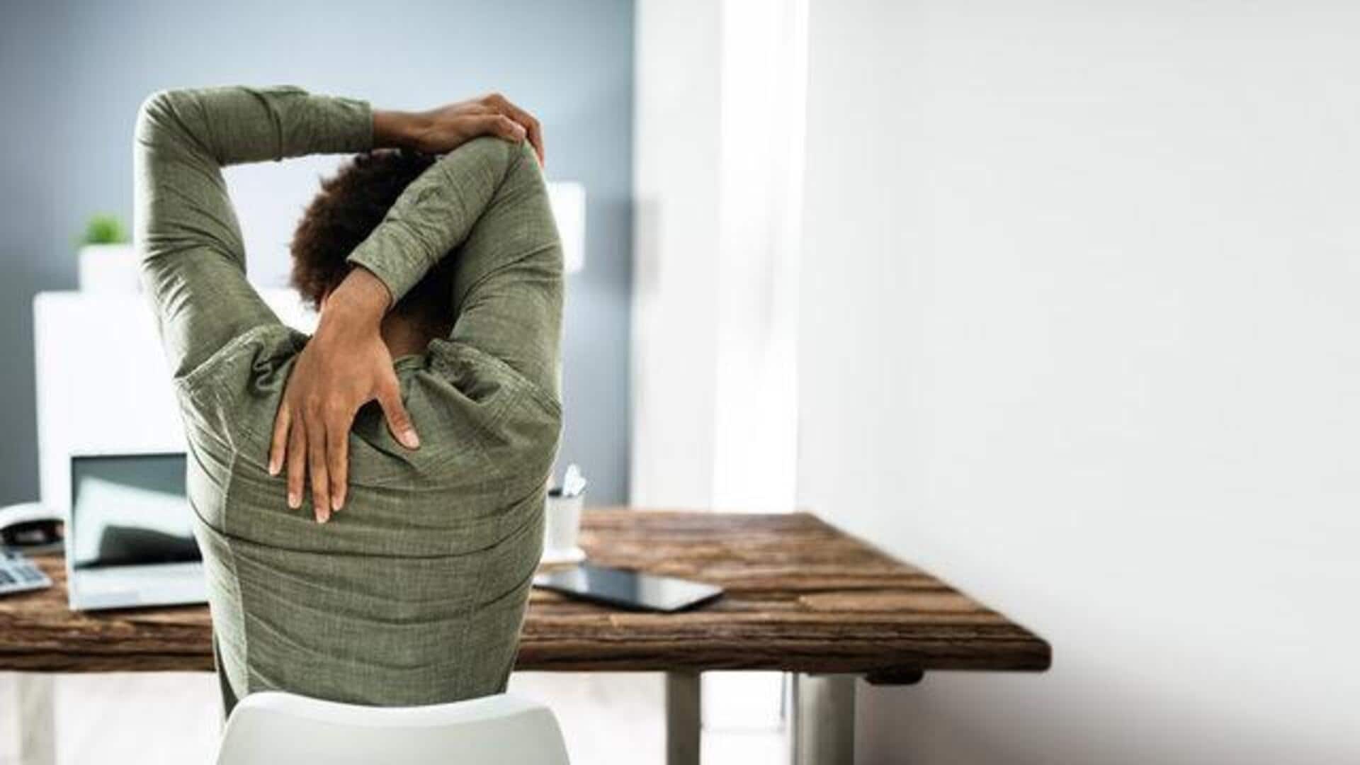 Long sitting hours? Try these stretches