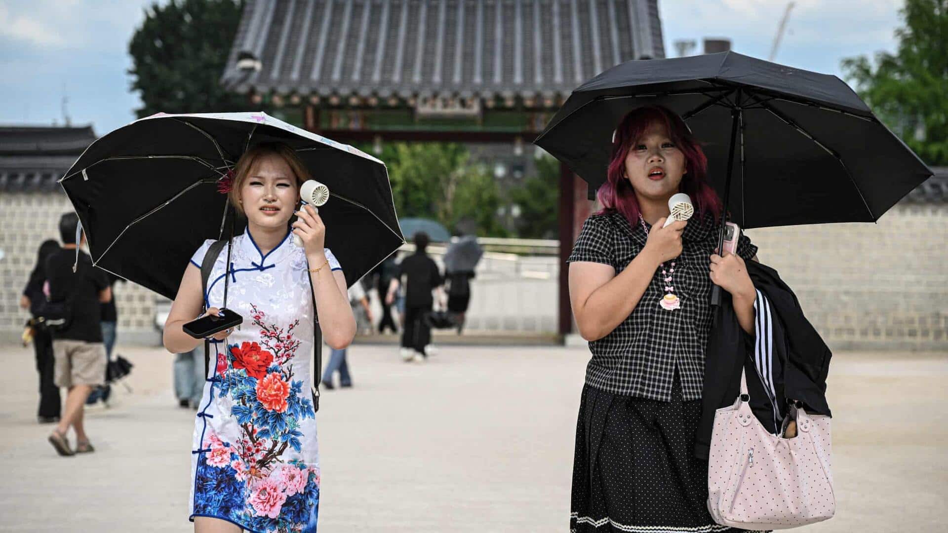 South Korea records highest-ever temperature since 1904