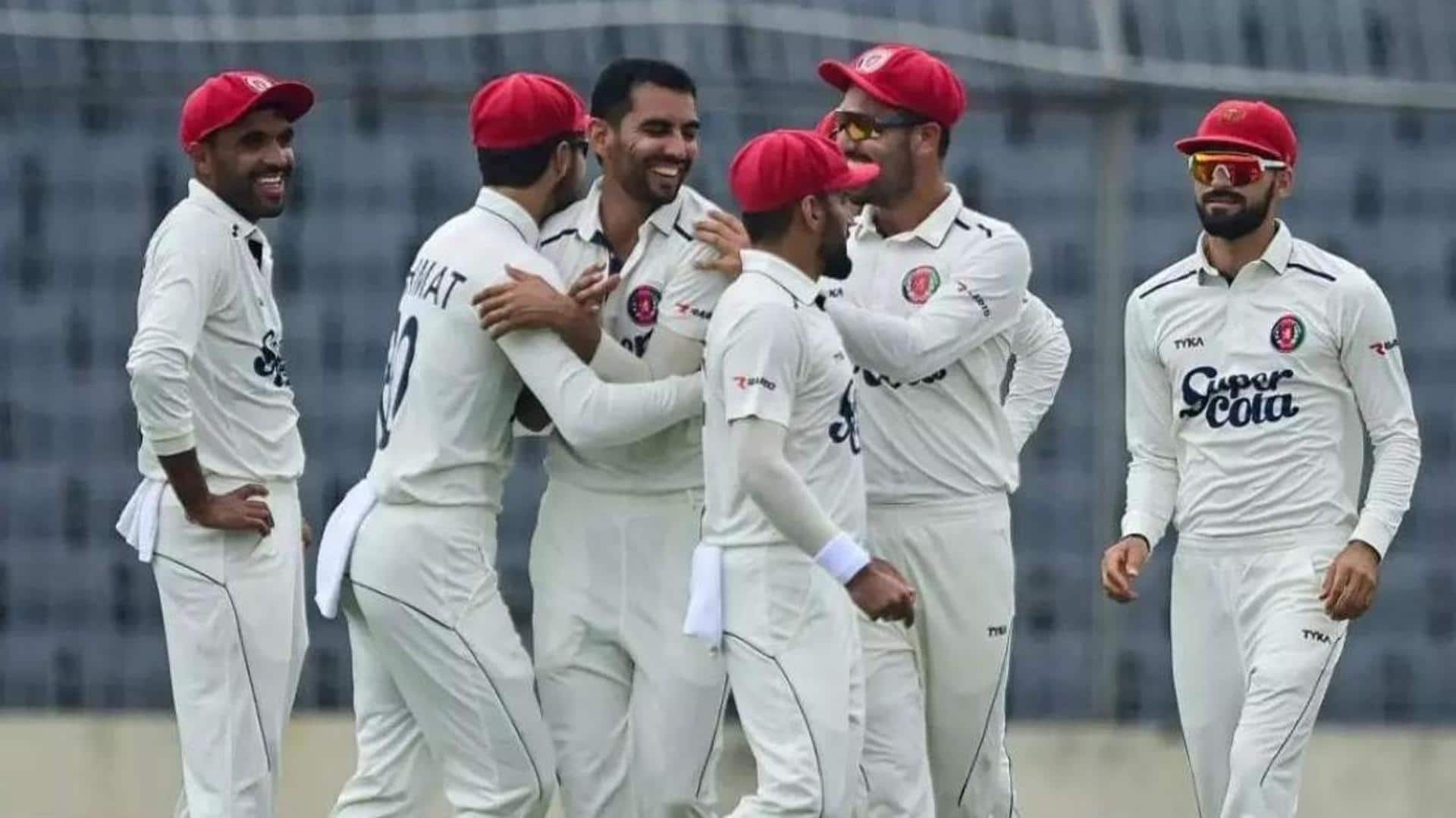 Nijat Masood becomes second Afghanistan bowler with Test debut fifer
