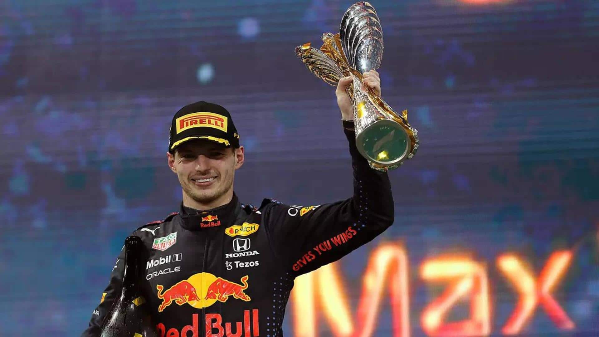 Max Verstappen dismisses 'best driver' debate, responds to Larson's claim