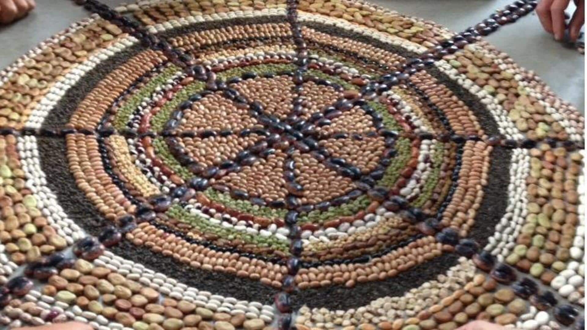 Creating seed mandalas: Is it a good stress buster?