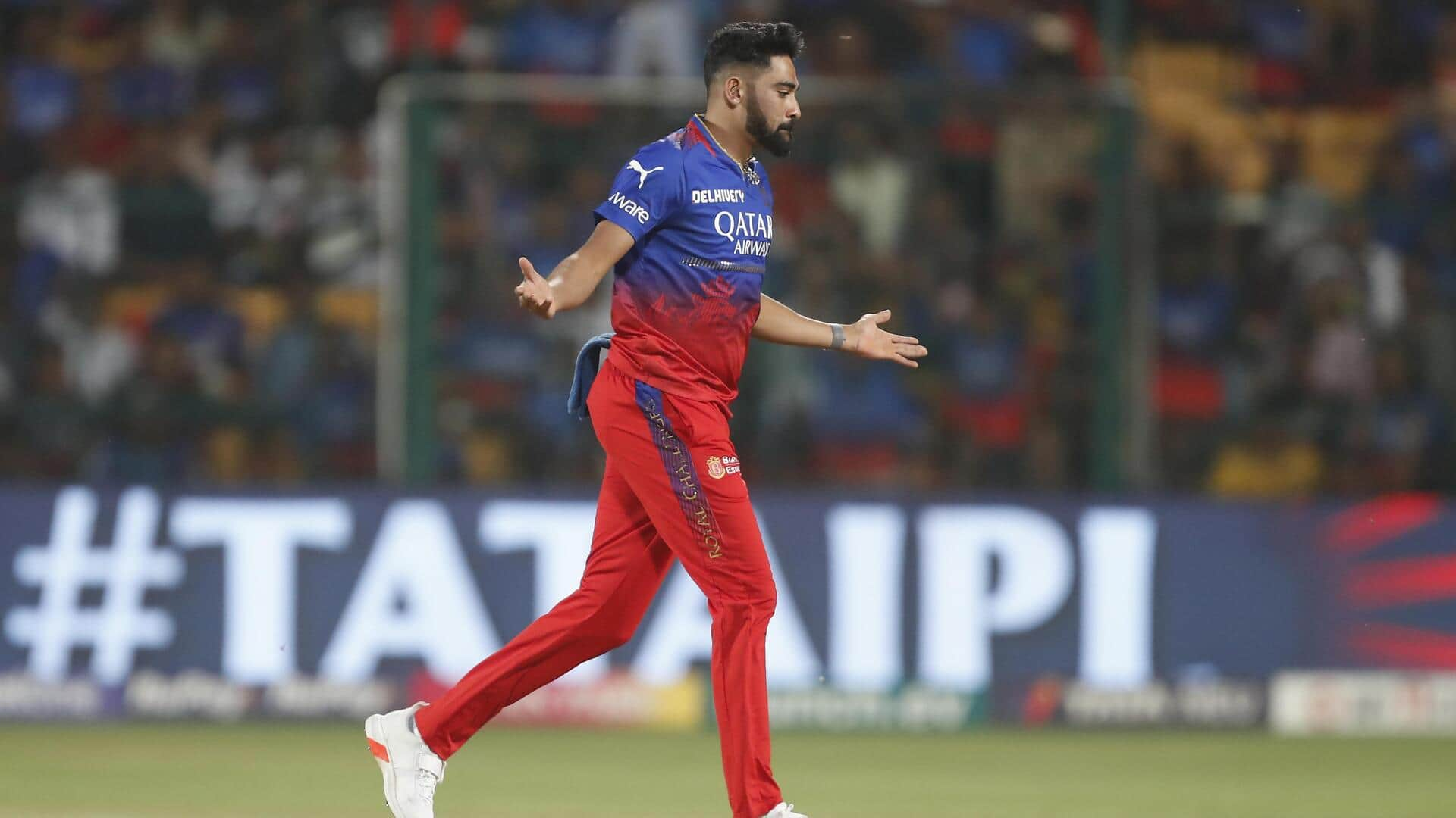 Mohammed Siraj claims 3/43 in RCB's win versus PBKS: Stats