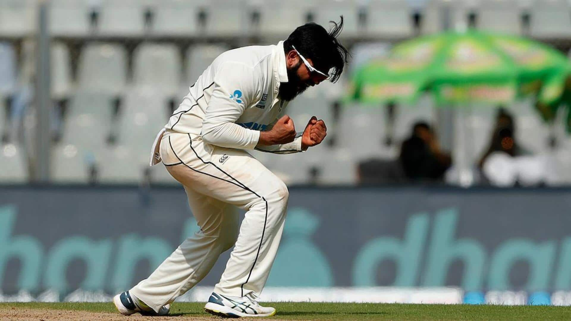 Ajaz Patel claims his sixth five-wicket haul in Tests: Stats