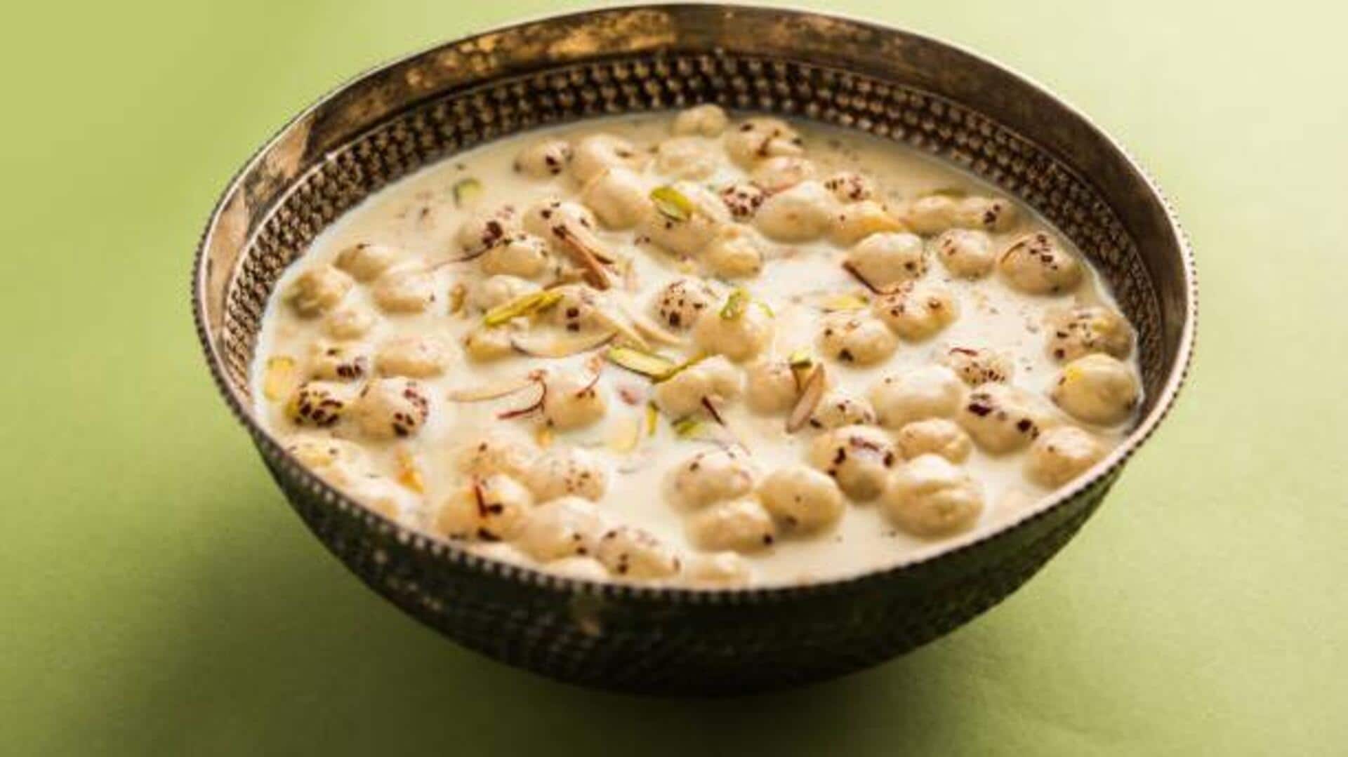 5 Indian vegetarian dishes featuring makhana