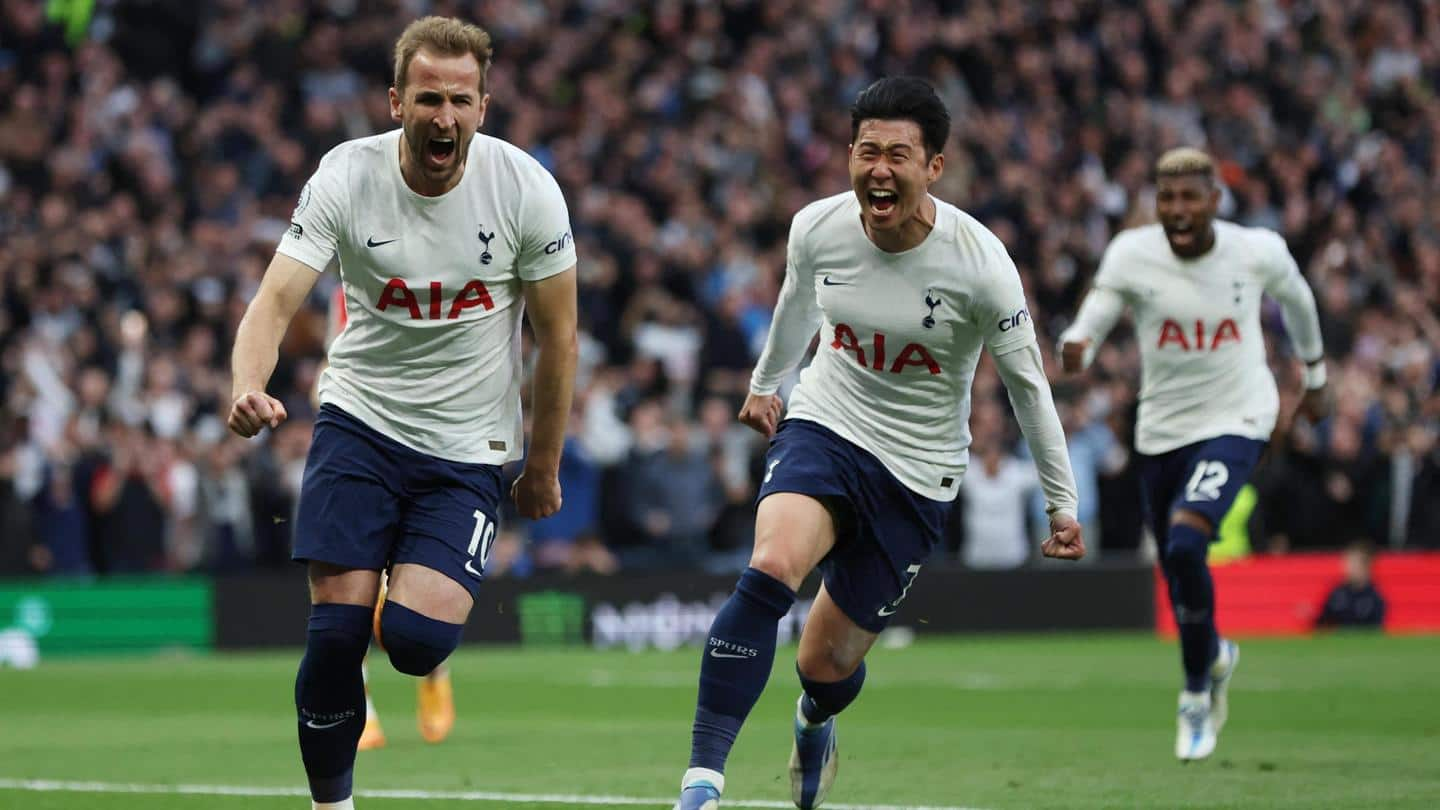 Premier League 2021-22: Kane, Son help Tottenham sink Arsenal 3-0