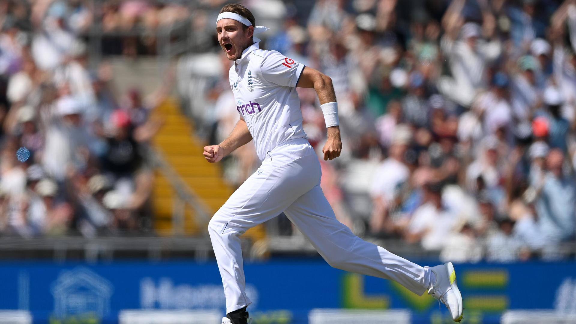 Stuart Broad becomes first Englishman to accomplish 150 Ashes wickets