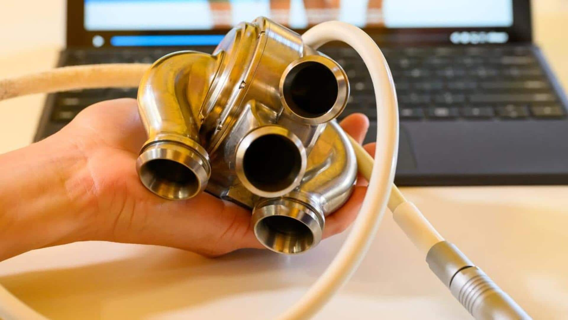 Australian man becomes 1st person discharged with total artificial heart 