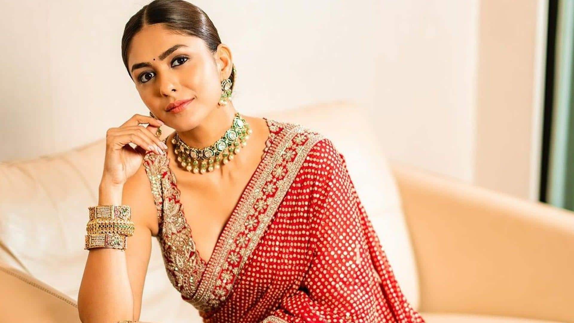 Did Dhanush wedding rumors put Mrunal Thakur's safety at risk?