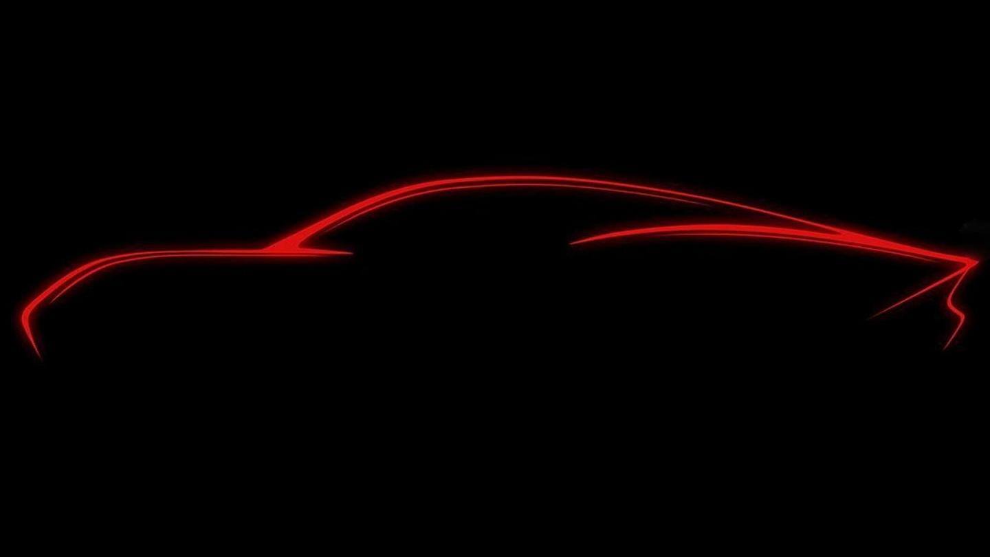 Prior to unveiling, Mercedes-Benz teases its Vision AMG concept EV
