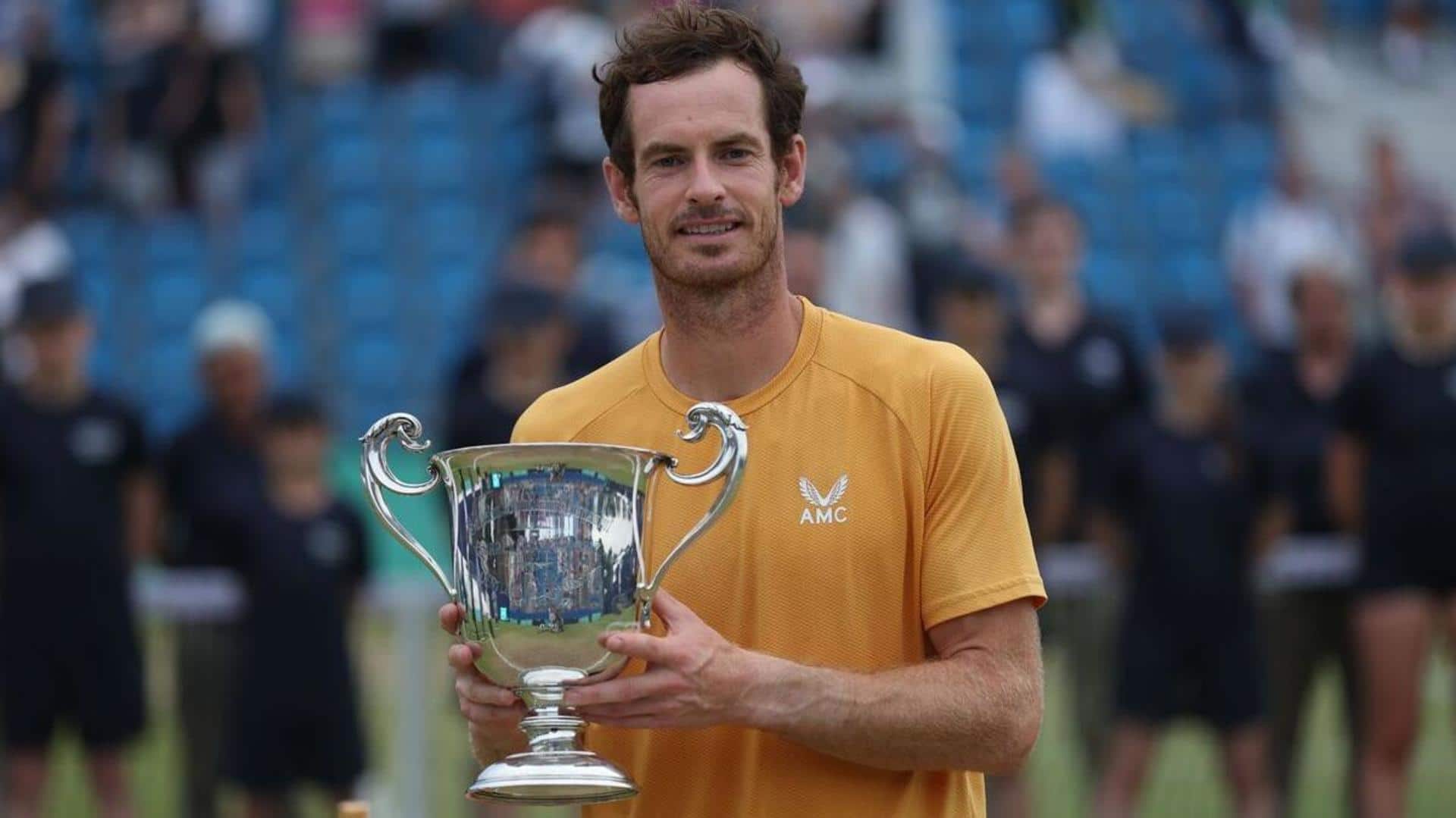 Andy Murray becomes oldest grass-court champion in ATP Challenger history