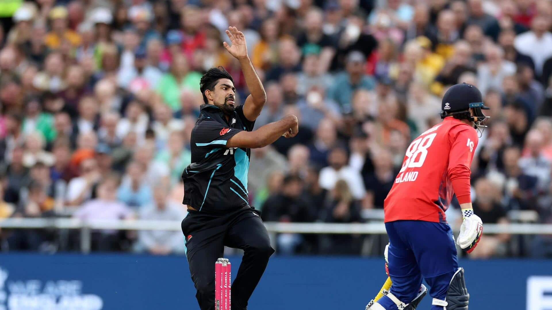 Ish Sodhi becomes fourth NZ player to complete 100 T20Is