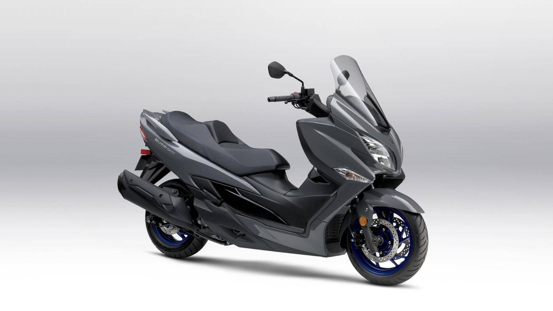 Suzuki showcases hydrogen-powered Burgman maxi-scooter: Check features, design