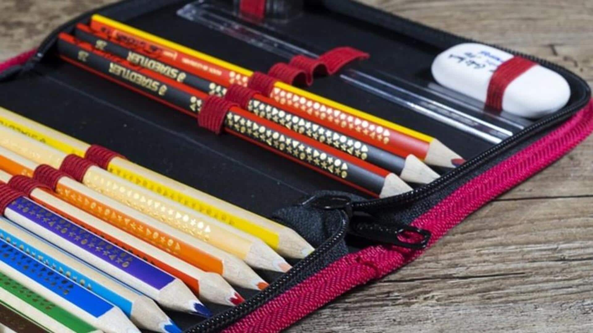 How to make budget-friendly DIY pencil cases