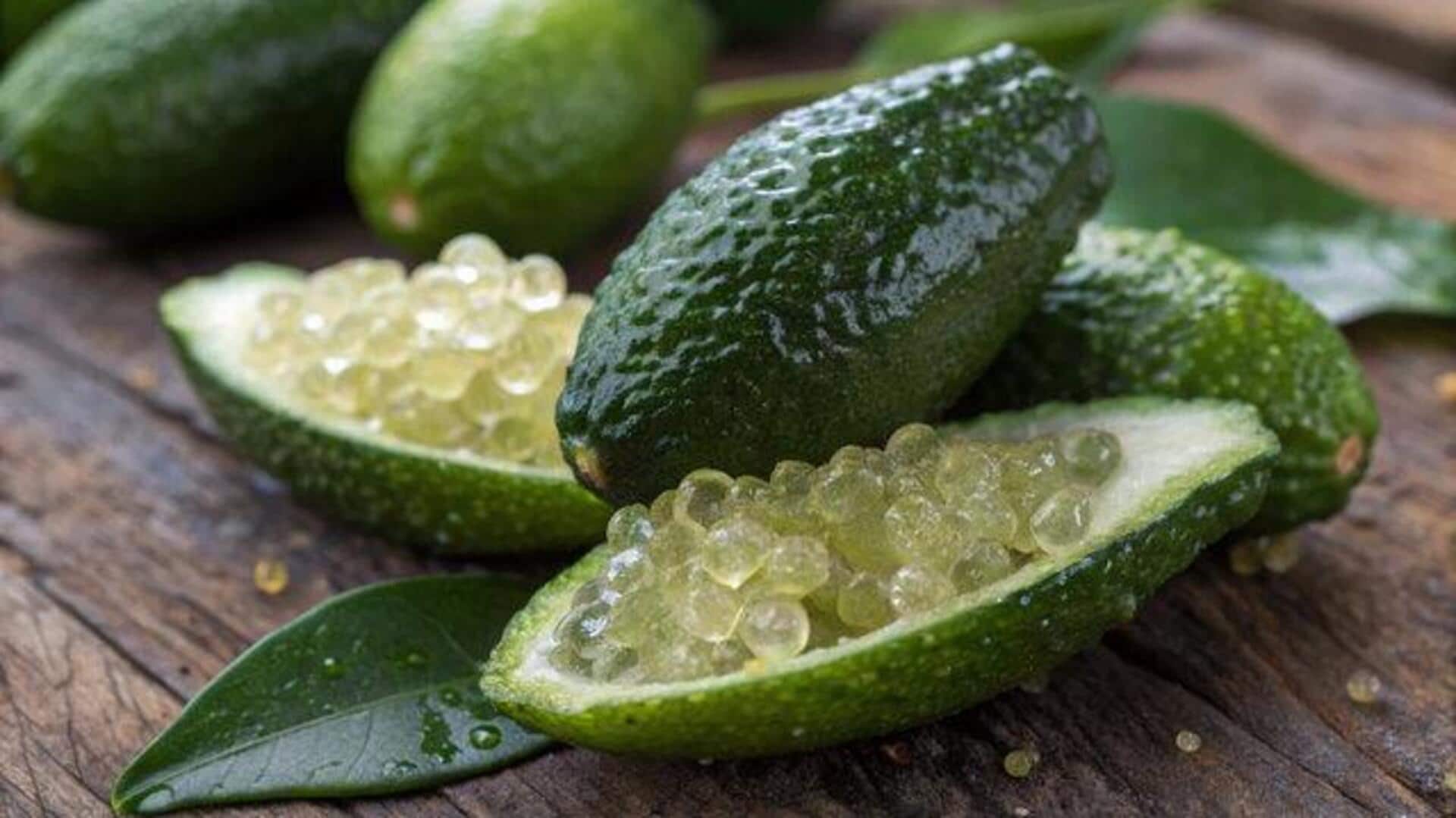 Finger lime: A tiny fruit with huge health benefits