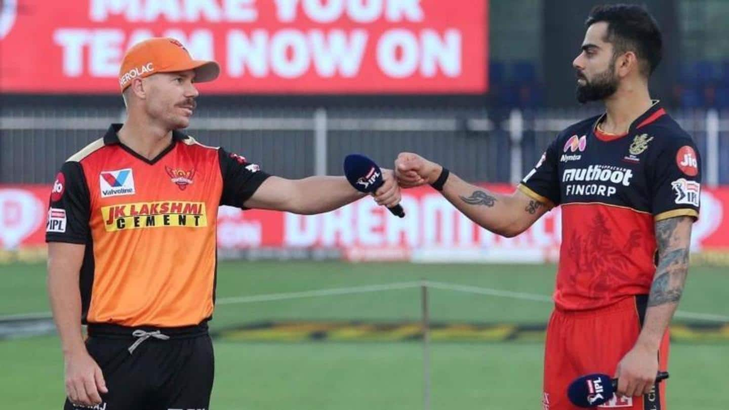 IPL 2021, SRH vs RCB: David Warner elects to field