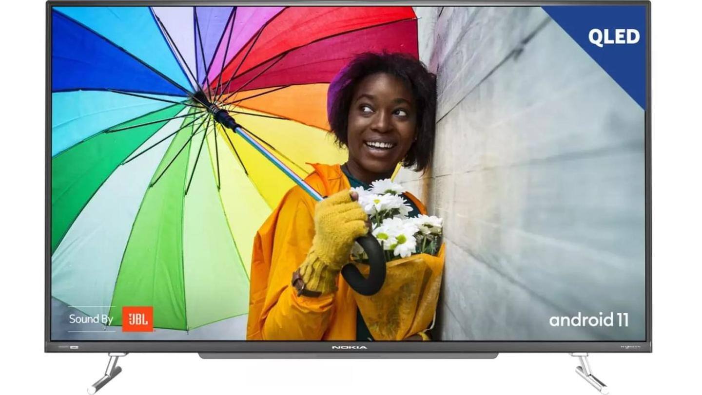 Nokia's 55-inch 4K QLED TV is available at Rs. 54,999 Nokia's 55-inch 4K QLED TV is available at Rs. 54,999