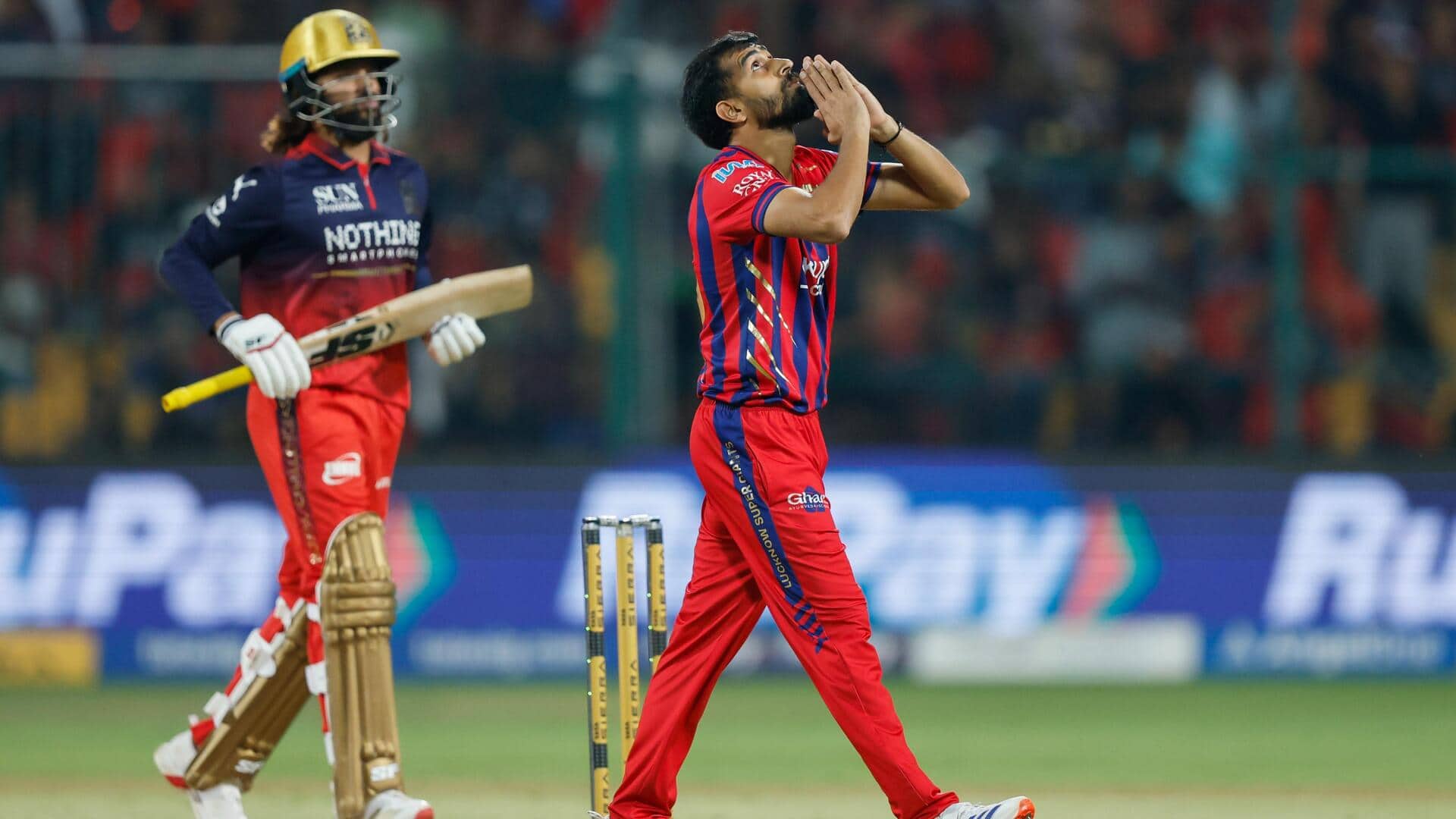 IPL 2026: Prince Yadav's three-fer goes in vain against RCB