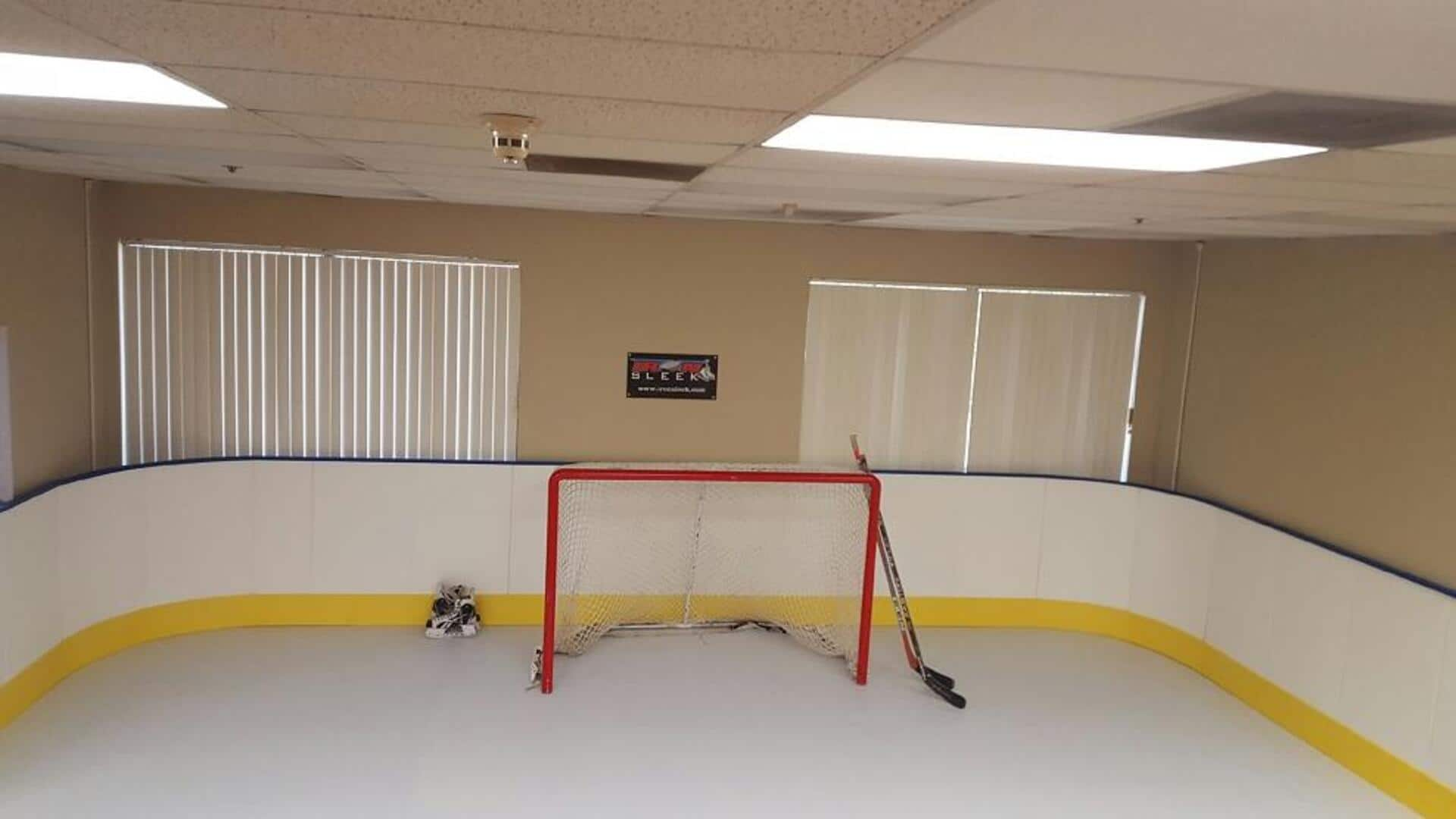 Budget-friendly DIY synthetic ice rinks