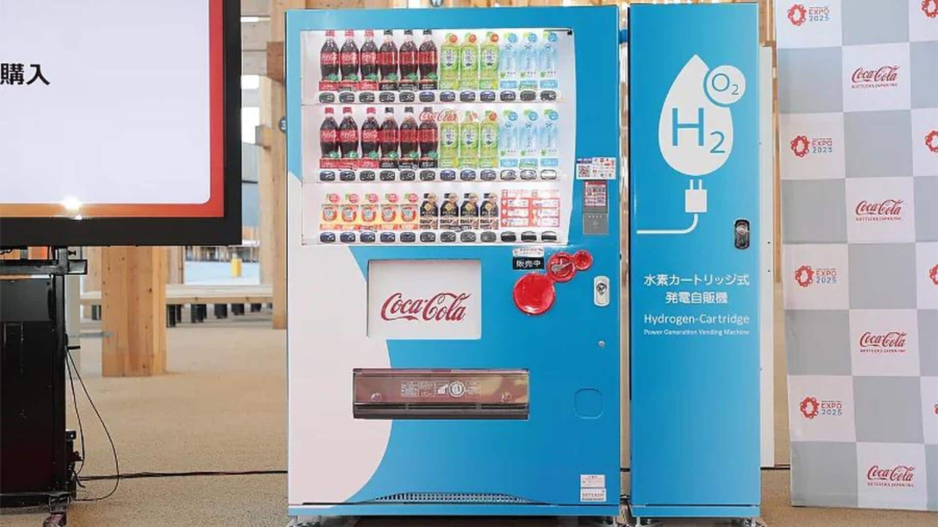 Coca-Cola Unveils Hydrogen-Powered Vending Machines for World Expo 2025