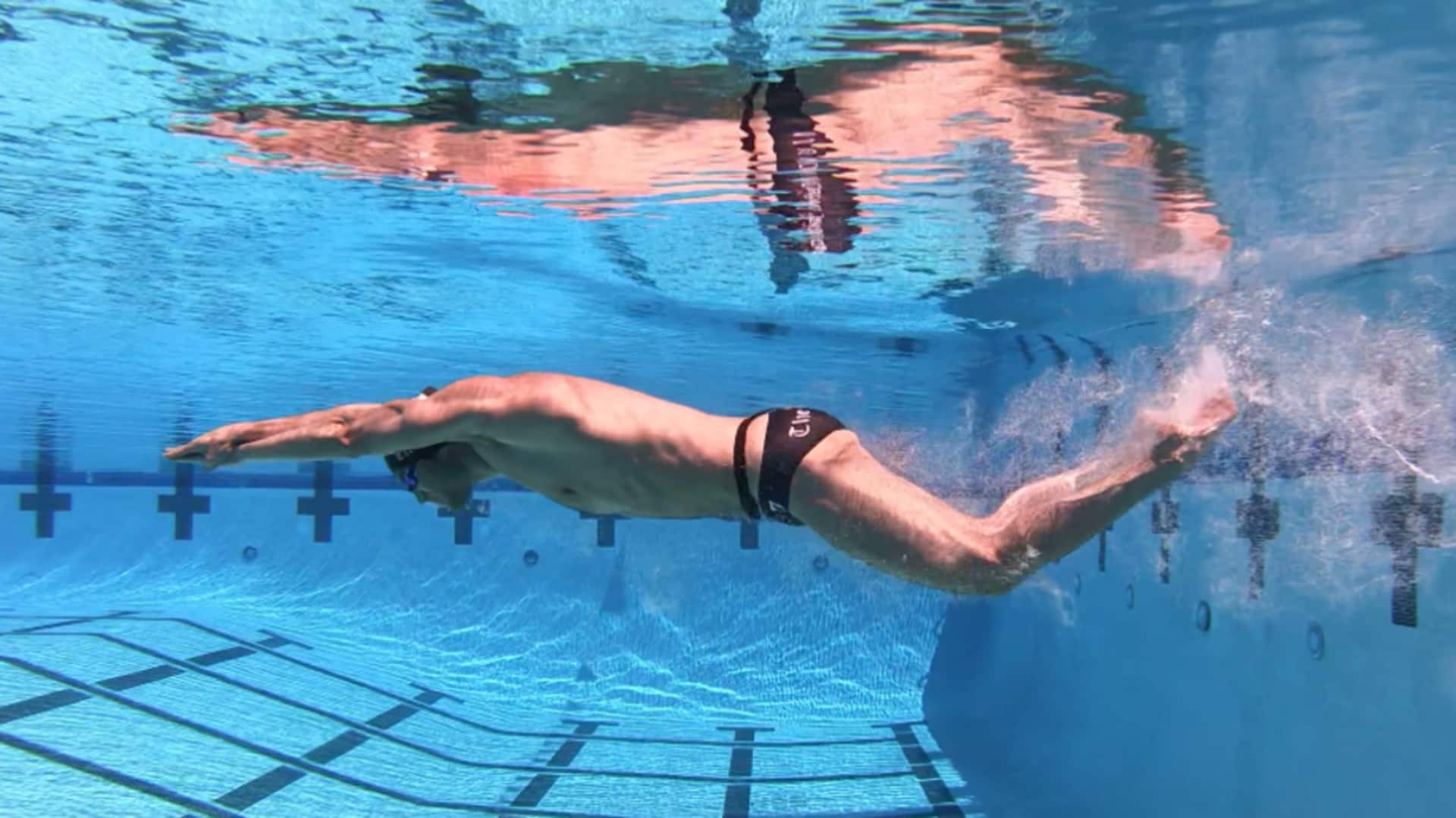 Unexpected benefits of dolphin kick exercise