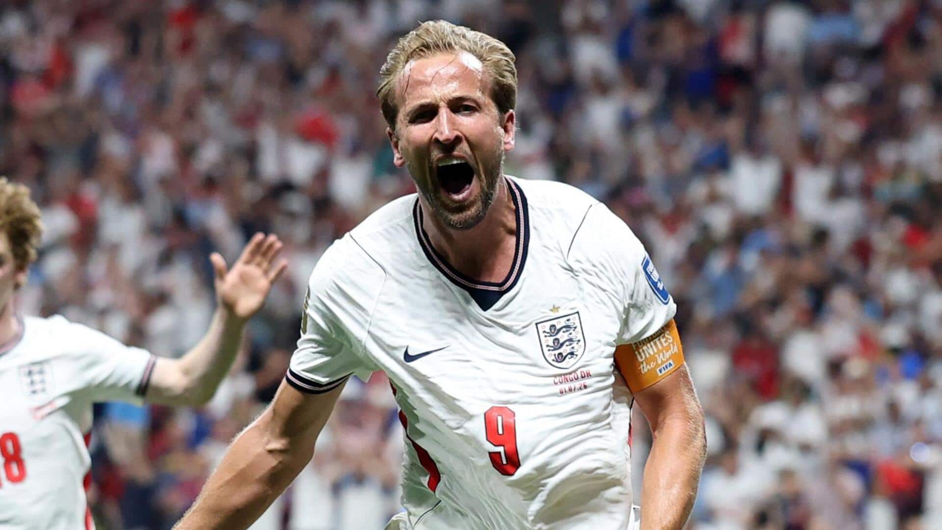 Harry Kane's brace sends England into World Cup R16: Stats