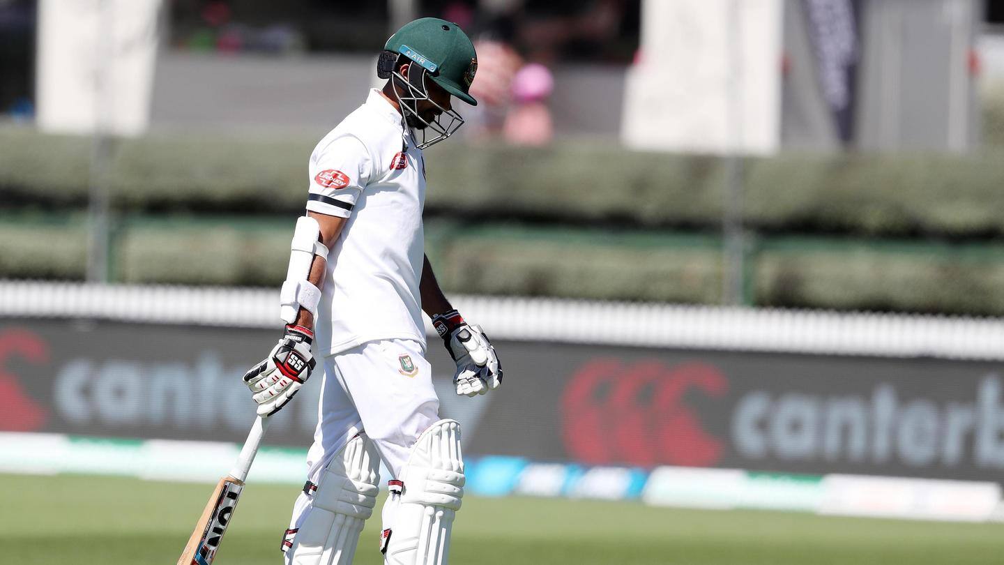Bangladesh lose half their side for 109 Bangladesh lose half their side for 109
