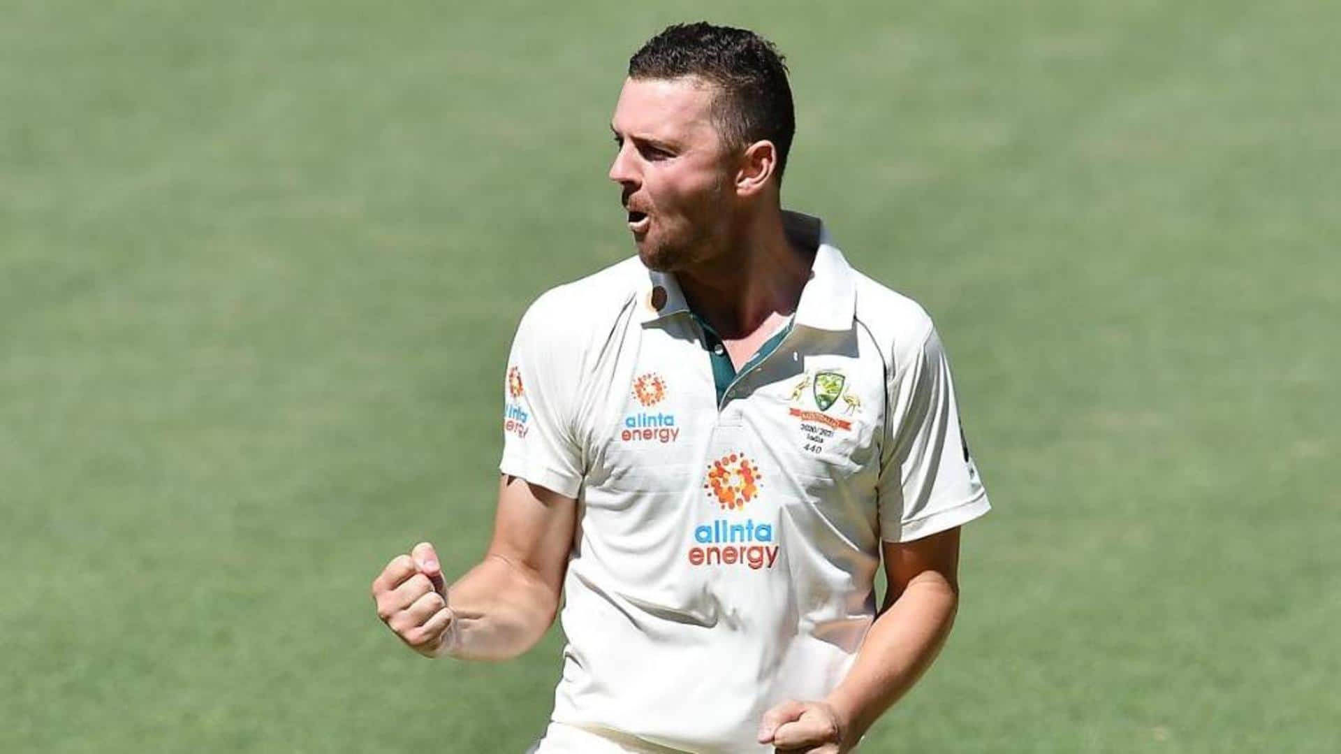 Josh Hazlewood claims his 10th five-wicket haul in Tests: Stats