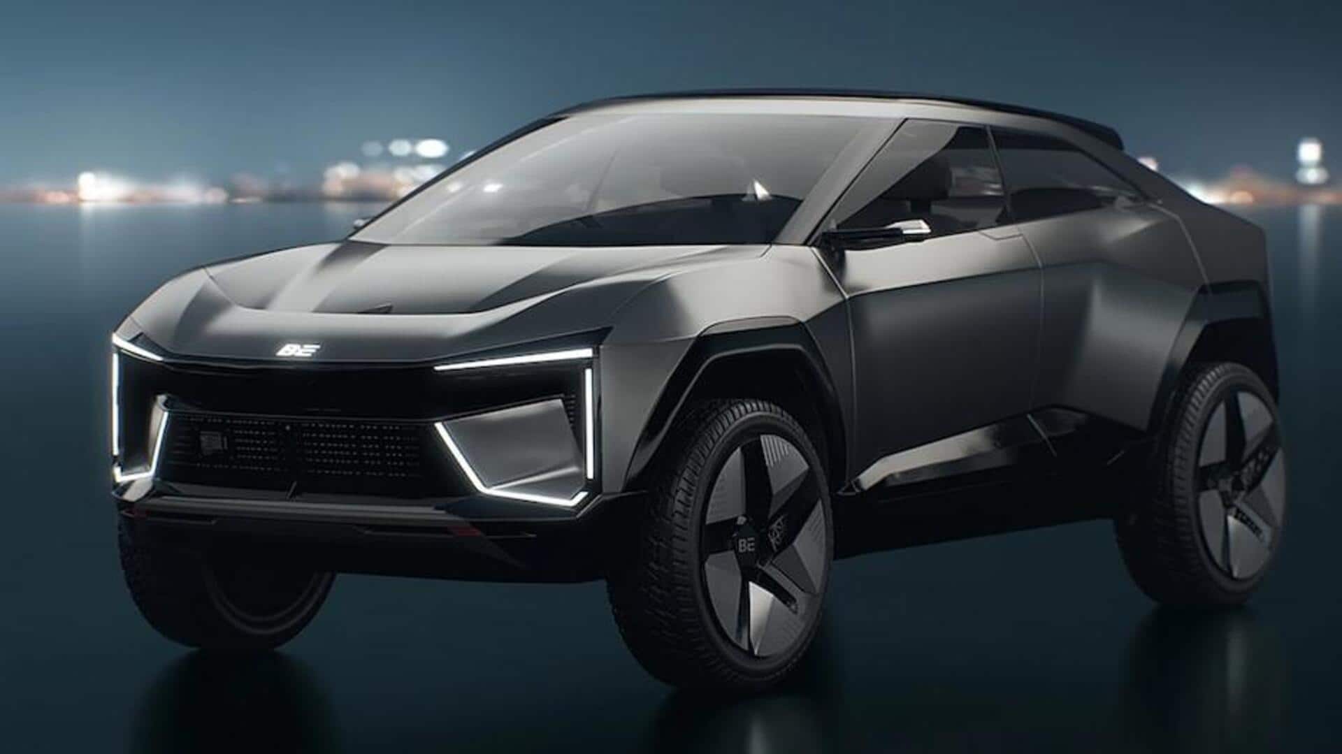 Mahindra BE.05 electric SUV teased; to debut in 2025