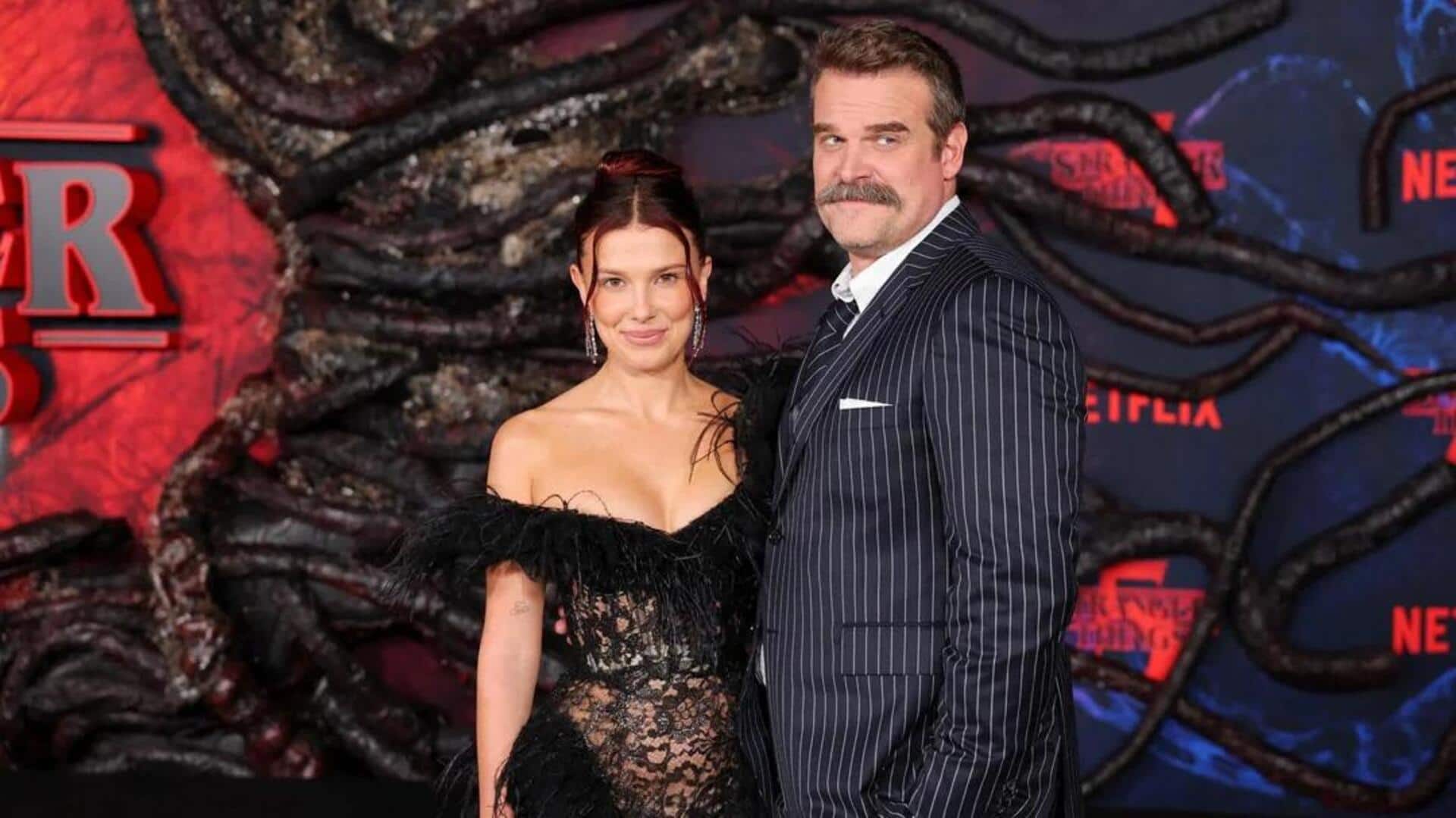 'Stranger Things': Millie Bobby Brown-David Harbour reunite amid alleged rift