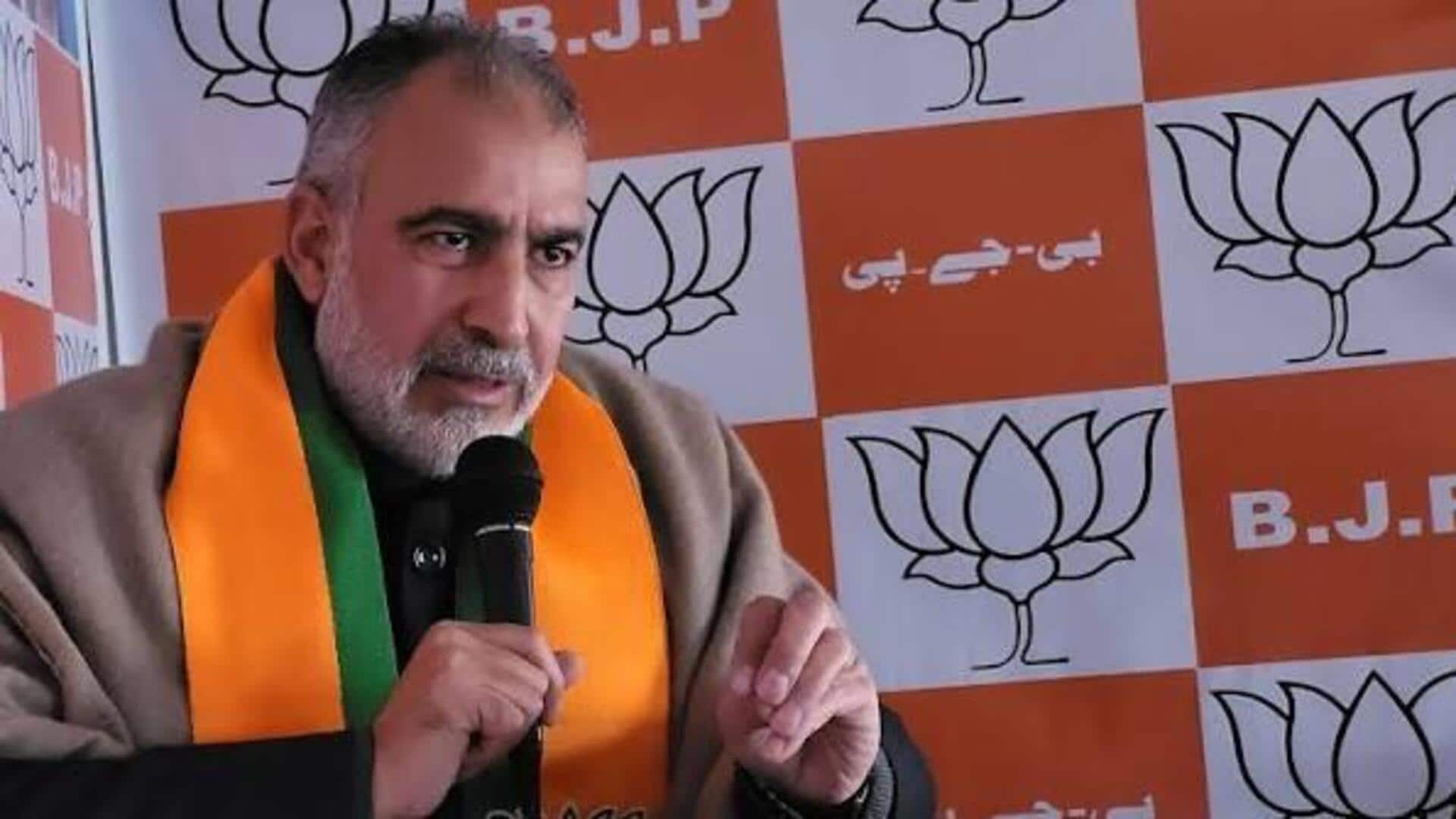 BJP suspends Pulwama unit president after he's booked for extortion 