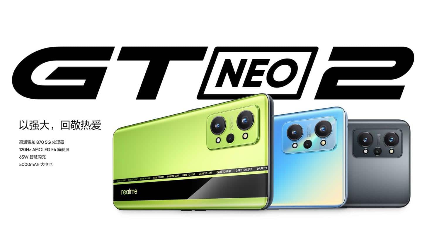 Realme GT Neo2, with a 120Hz AMOLED display, goes official