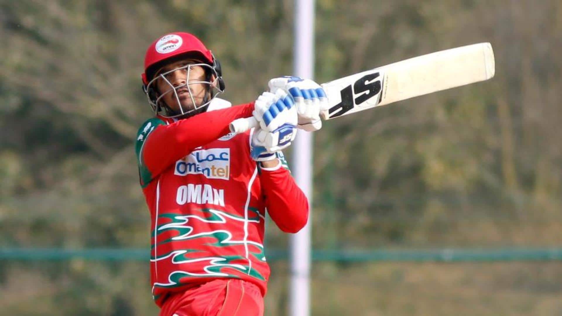 CWC Qualifiers: Oman's Aqib Ilyas clocks his sixth ODI fifty