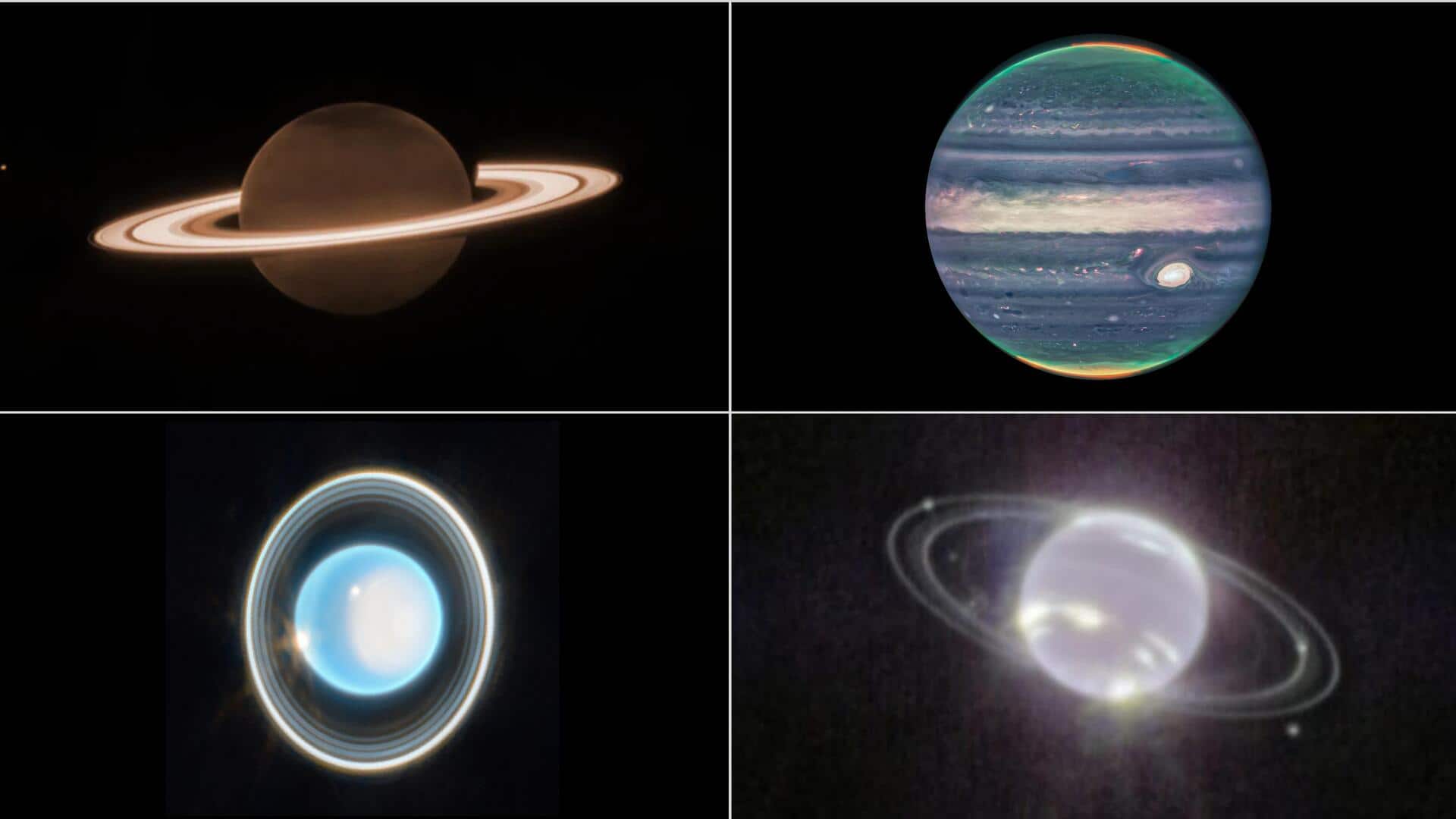 JWST completes stunning visual collection of solar system's giant planets