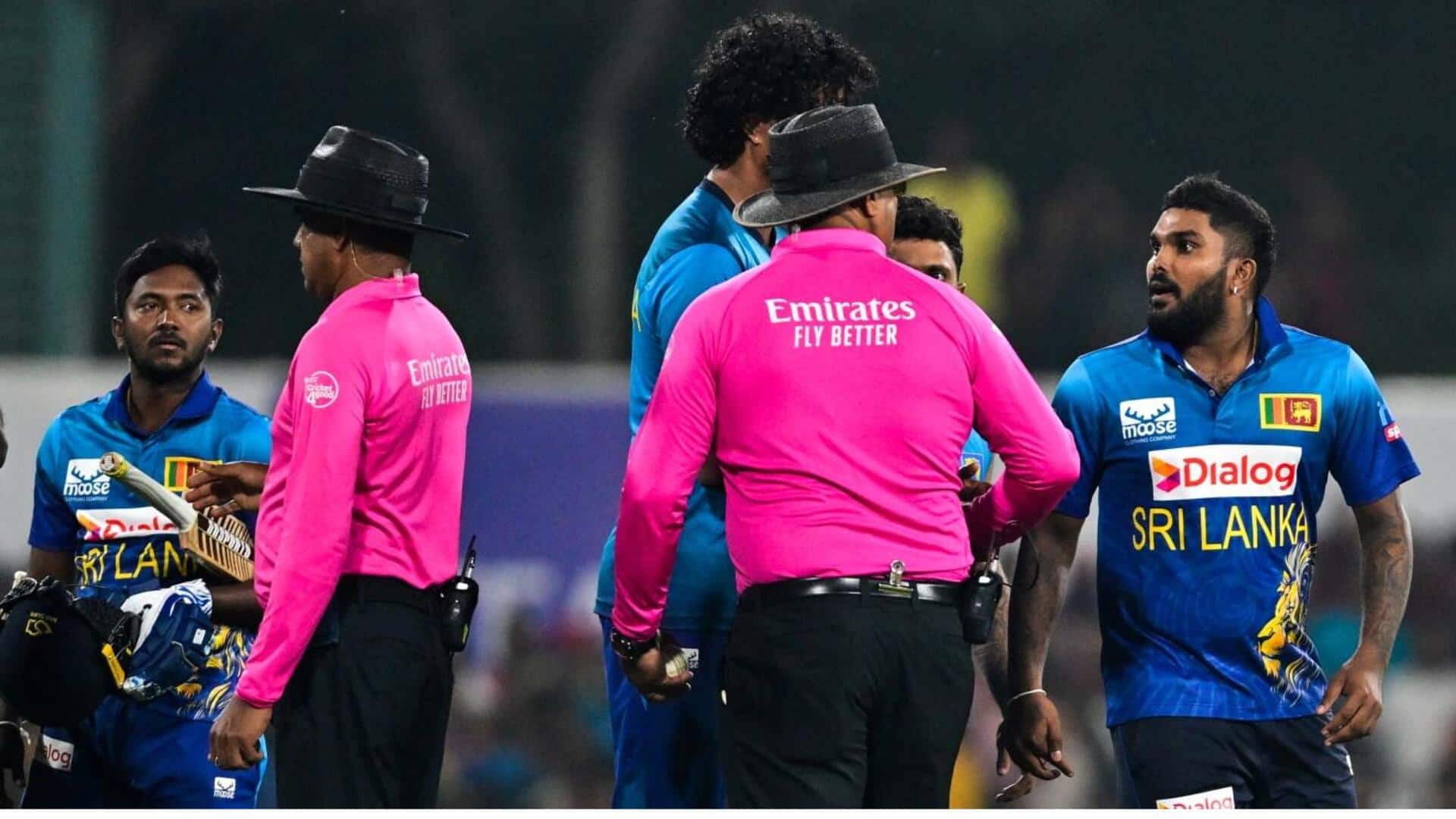 Wanindu Hasaranga receives two-match ban following altercation with umpire: Details
