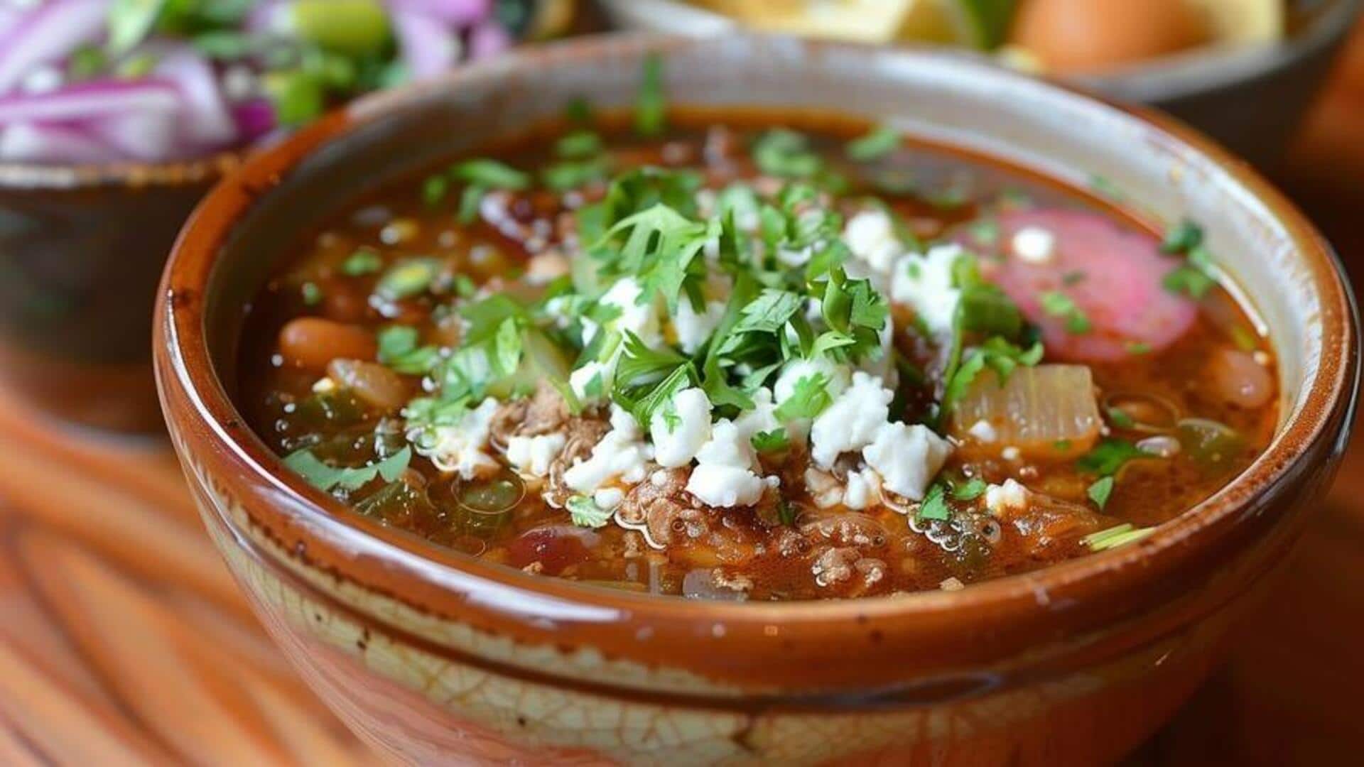 Recipe: Try this Mexican vegan pozole hominy stew
